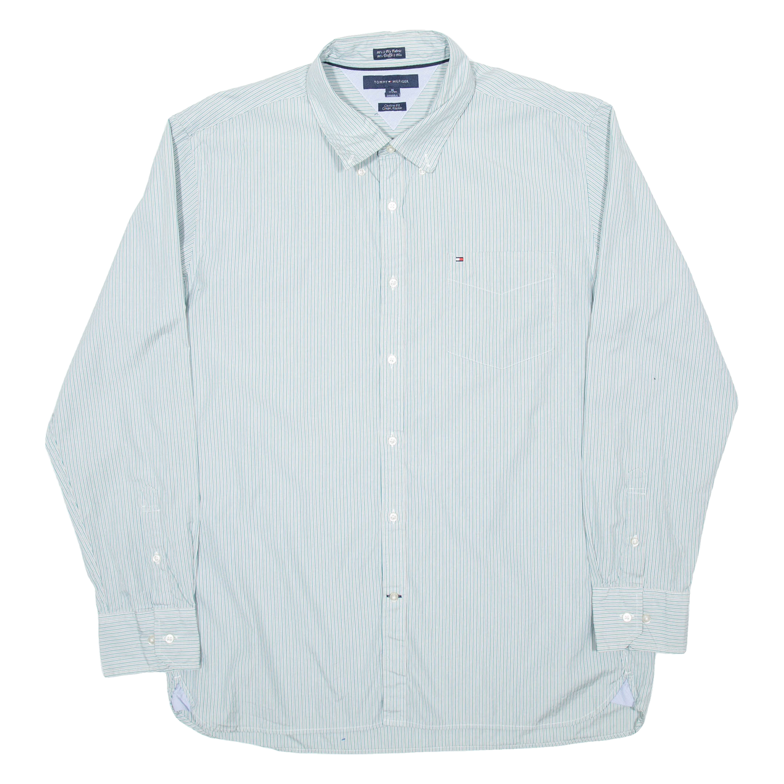 Buy TOMMY HILFIGER Mens Shirt Green Pinstripe Long Sleeve XL Refurbished - $31.19 TOMMY HILFIGER Mens Shirt Green Pinstripe Long Sleeve XL Refurbished - N/A refurbished available on Cerqular