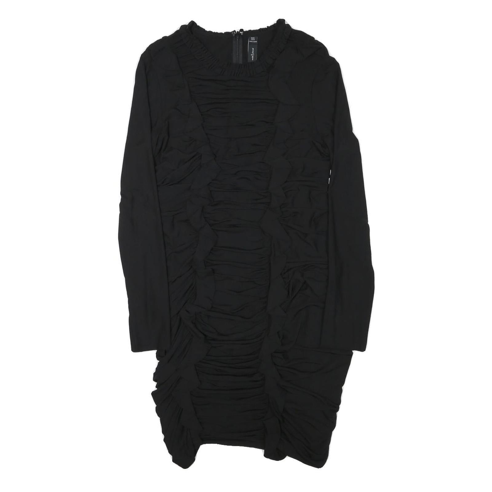 NEEDLE & THREAD Womens Black Bodycon Polyester Blend Long Sleeve Knee Length UK Refurbished - N/A refurbished available on Cerqular