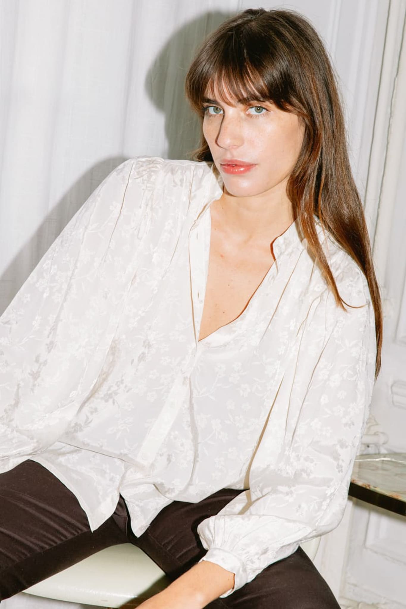 Blouse Hortensia écru | Size: S Refurbished - Avani Apparel refurbished available on Cerqular
