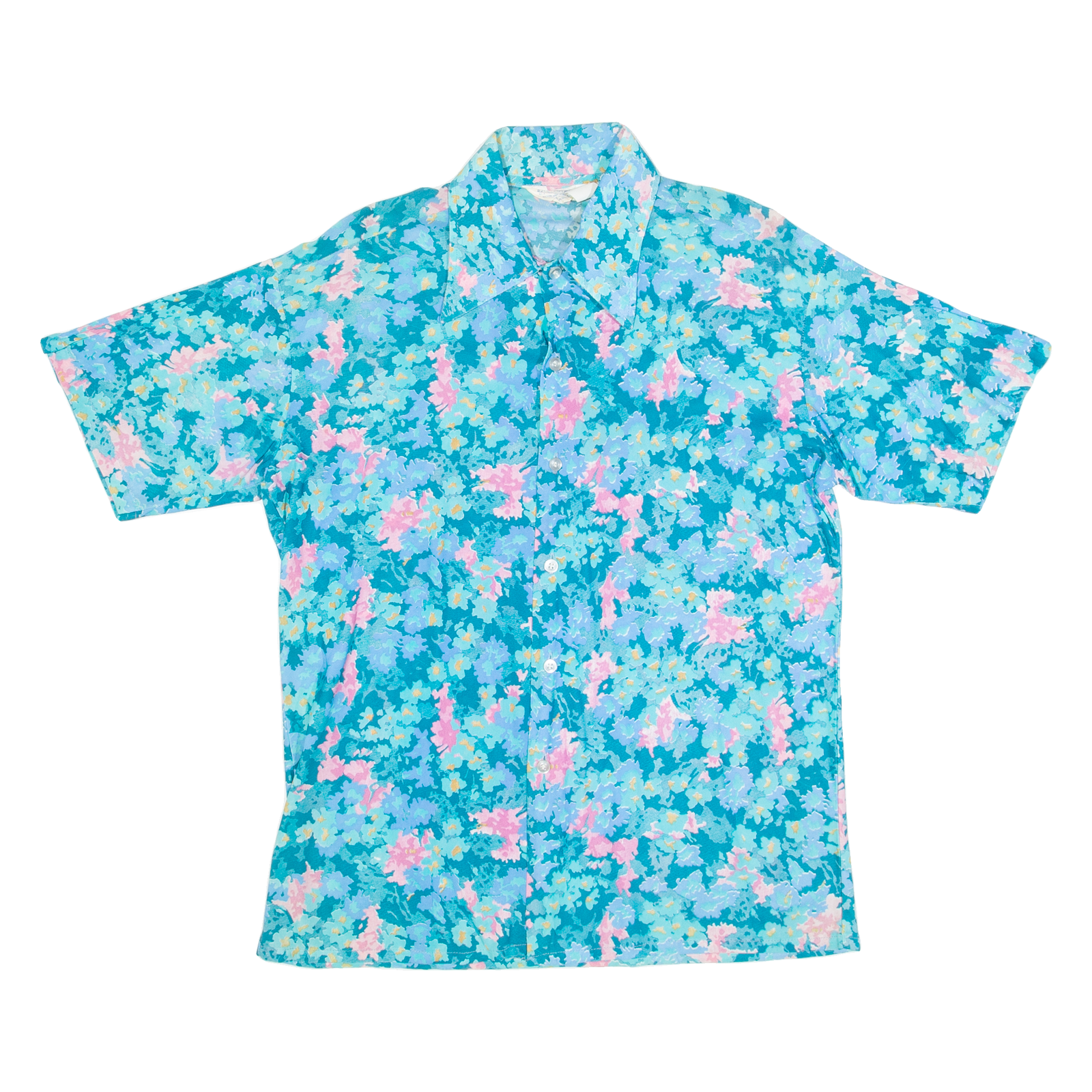 Mens Shirt Blue Floral M Refurbished - N/A refurbished available on Cerqular