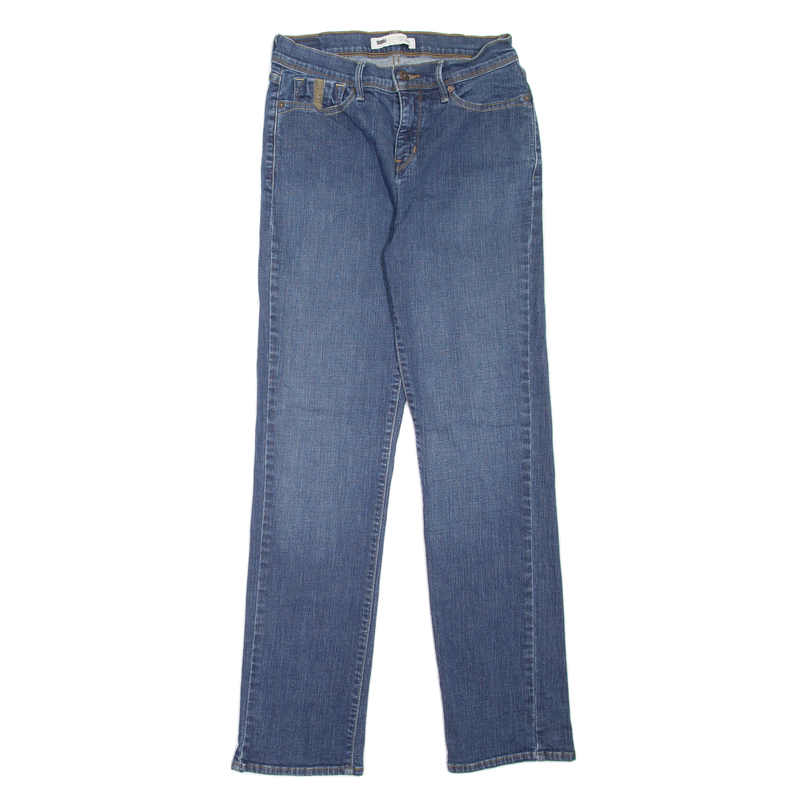 LEVI'S 512 Womens Jeans Blue Regular Straight W26 L32 Refurbished - N/A refurbished available on Cerqular
