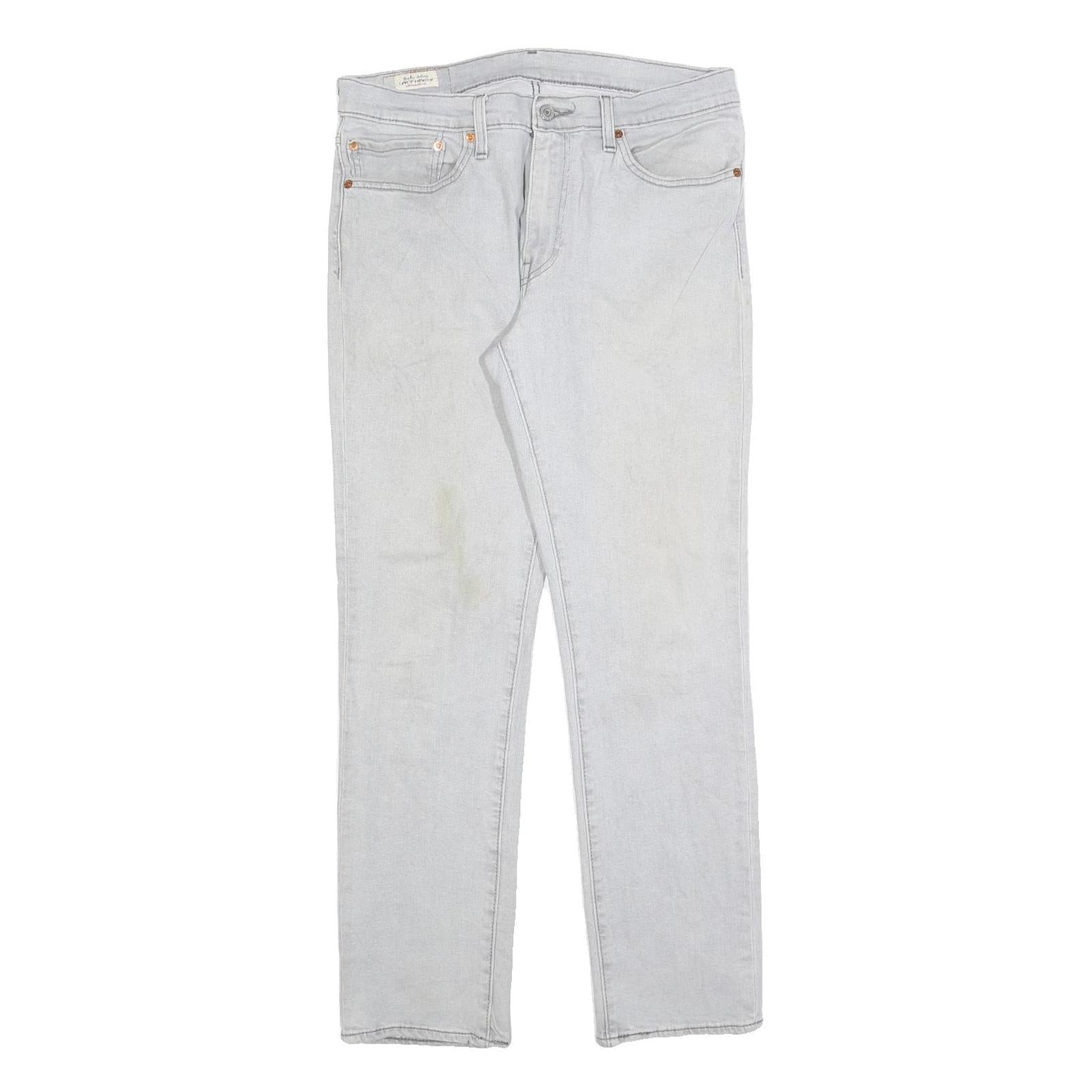 LEVI'S 511 Big E Mens Slim Jeans Light Blue Cotton Blend W34 L32 Zip Slim Fit Refurbished - N/A refurbished available on Cerqular