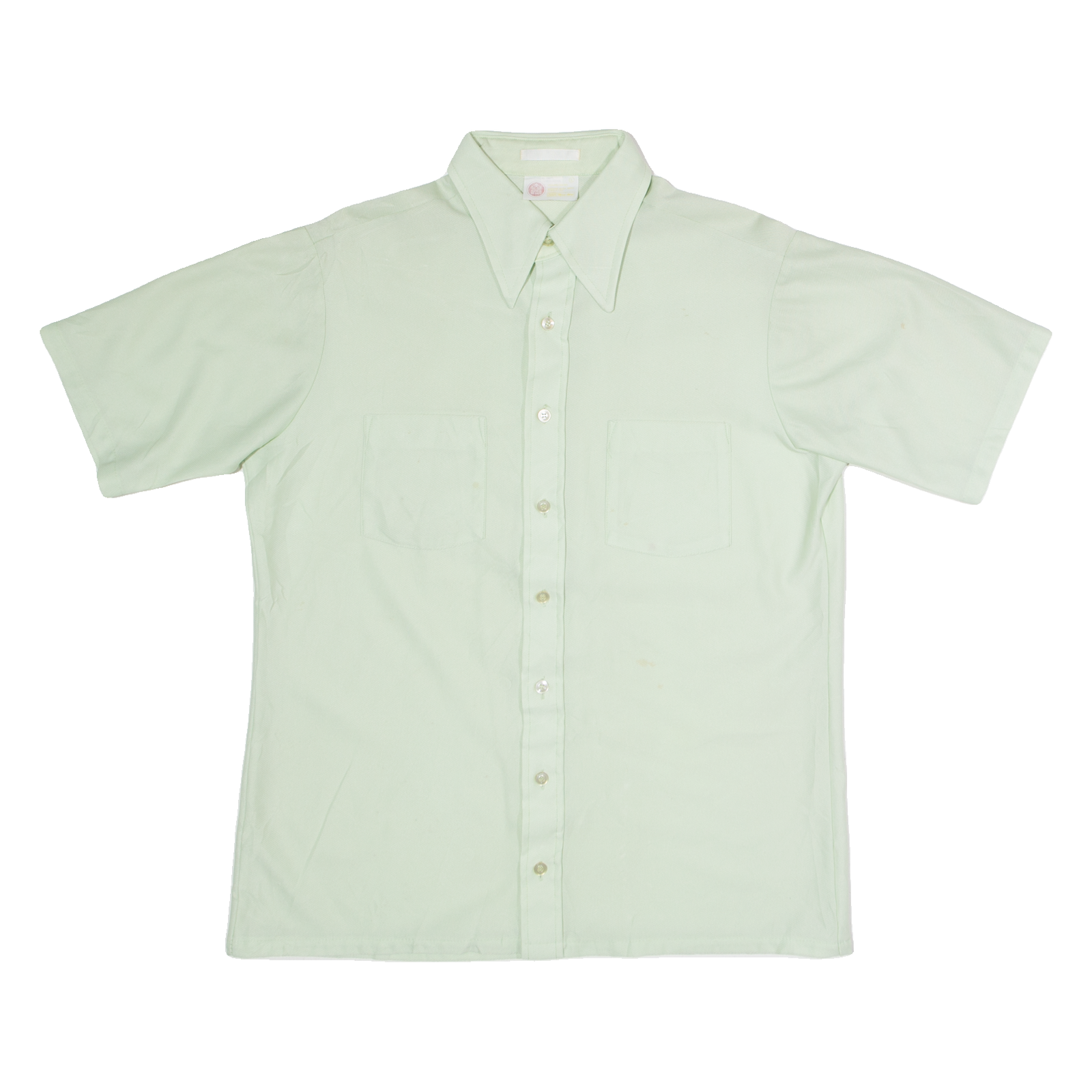 KINGS ROAD Mens Plain Shirt Green M Refurbished - N/A refurbished available on Cerqular