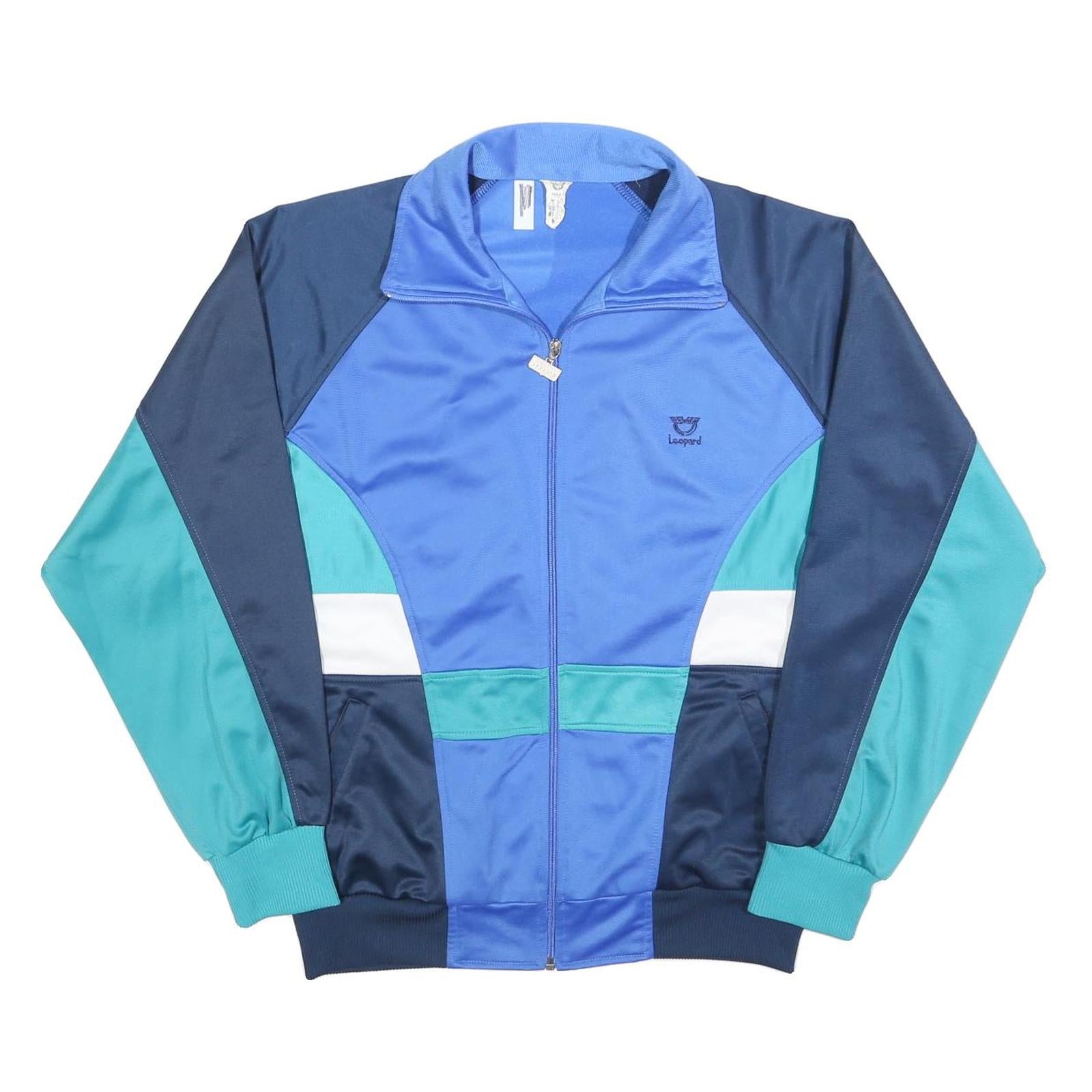 Buy LEOPARD Mens Blue Navy & Teal Colourblock Zip Jacket L Polyester Blend Refurbished - $37.69 LEOPARD Mens Blue Navy & Teal Colourblock Zip Jacket L Polyester Blend Refurbished - N/A refurbished available on Cerqular