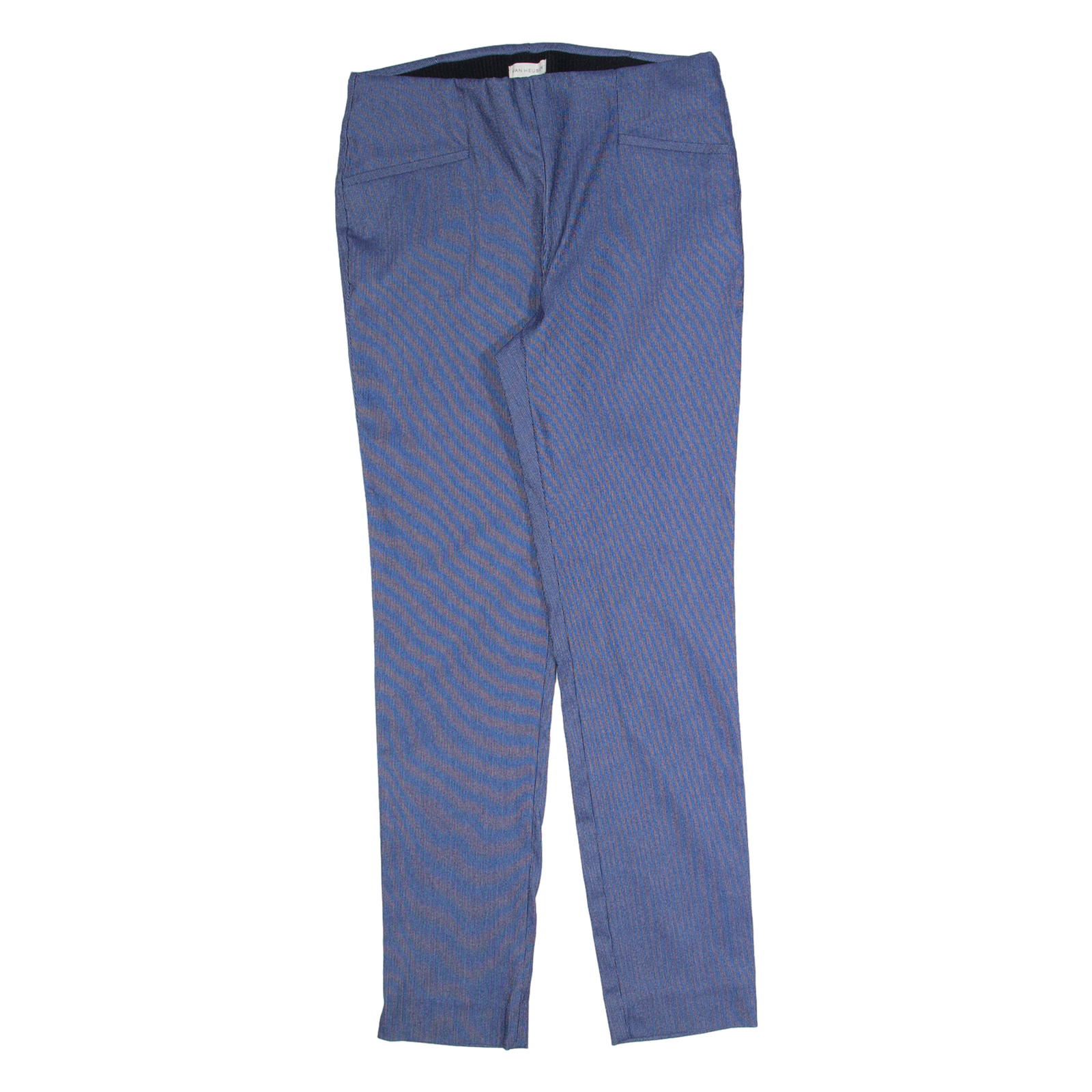 VAN HEUSEN Striped Womens Trousers Blue Slim Skinny W28 L28 Refurbished - N/A refurbished available on Cerqular
