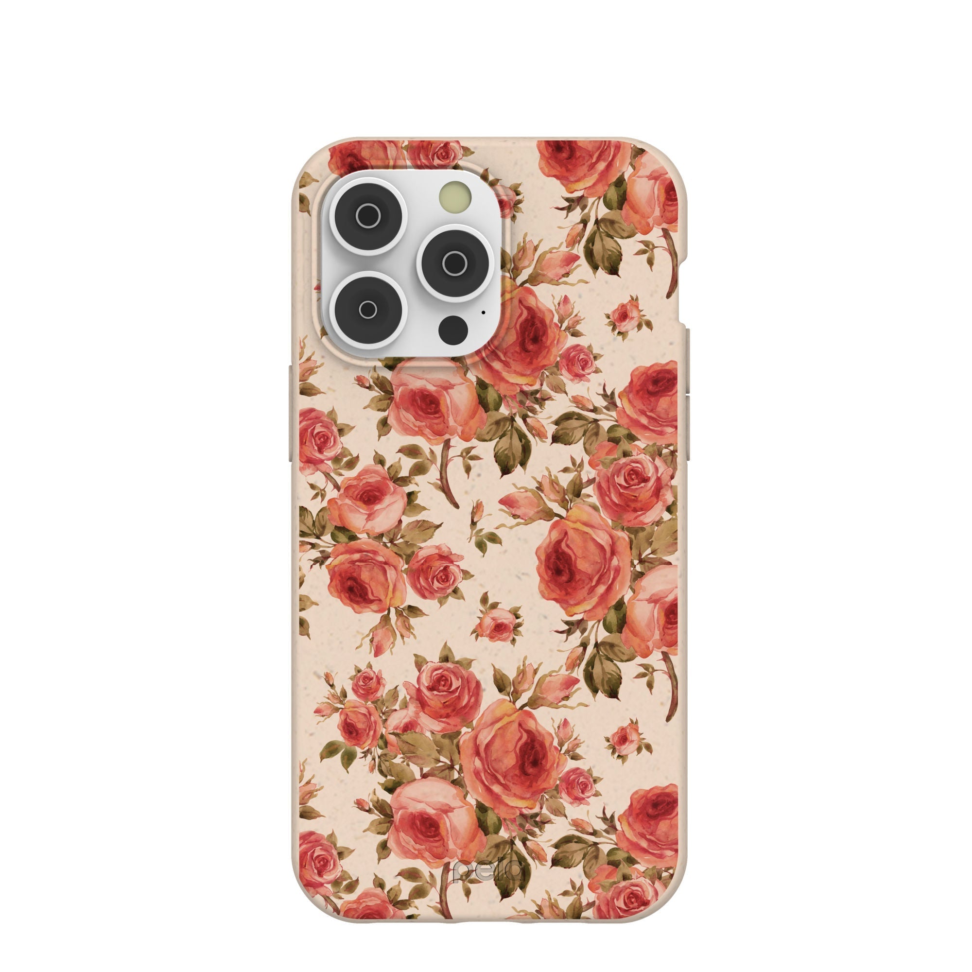 Seashell Rose Garden iPhone 14 Pro Max Case Refurbished - Pela Case refurbished available on Cerqular