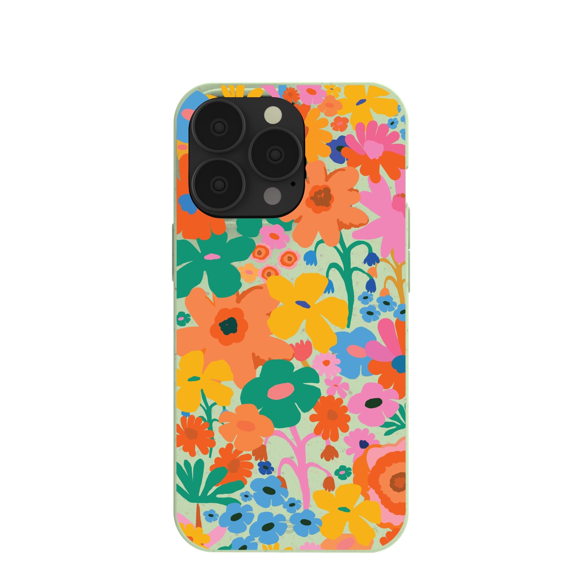Sage Green Bright Spring iPhone 13 Pro Case Refurbished - Pela Case refurbished available on Cerqular