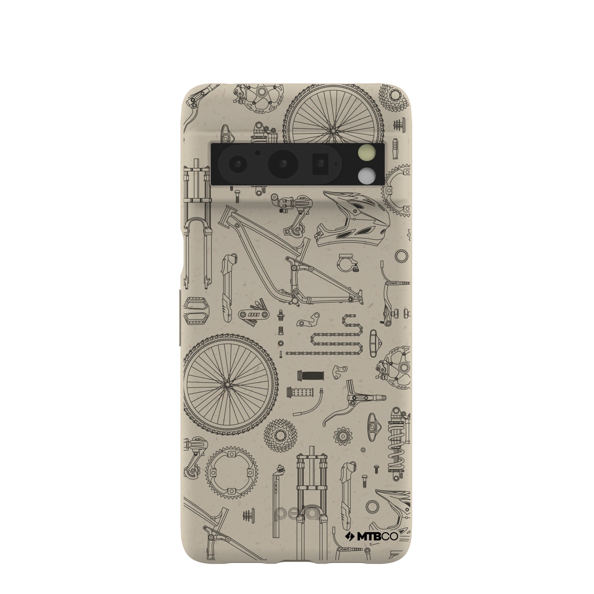 London Fog Changing Gears MTBCO Google Pixel 8 Pro Case Refurbished - Pela Case refurbished available on Cerqular