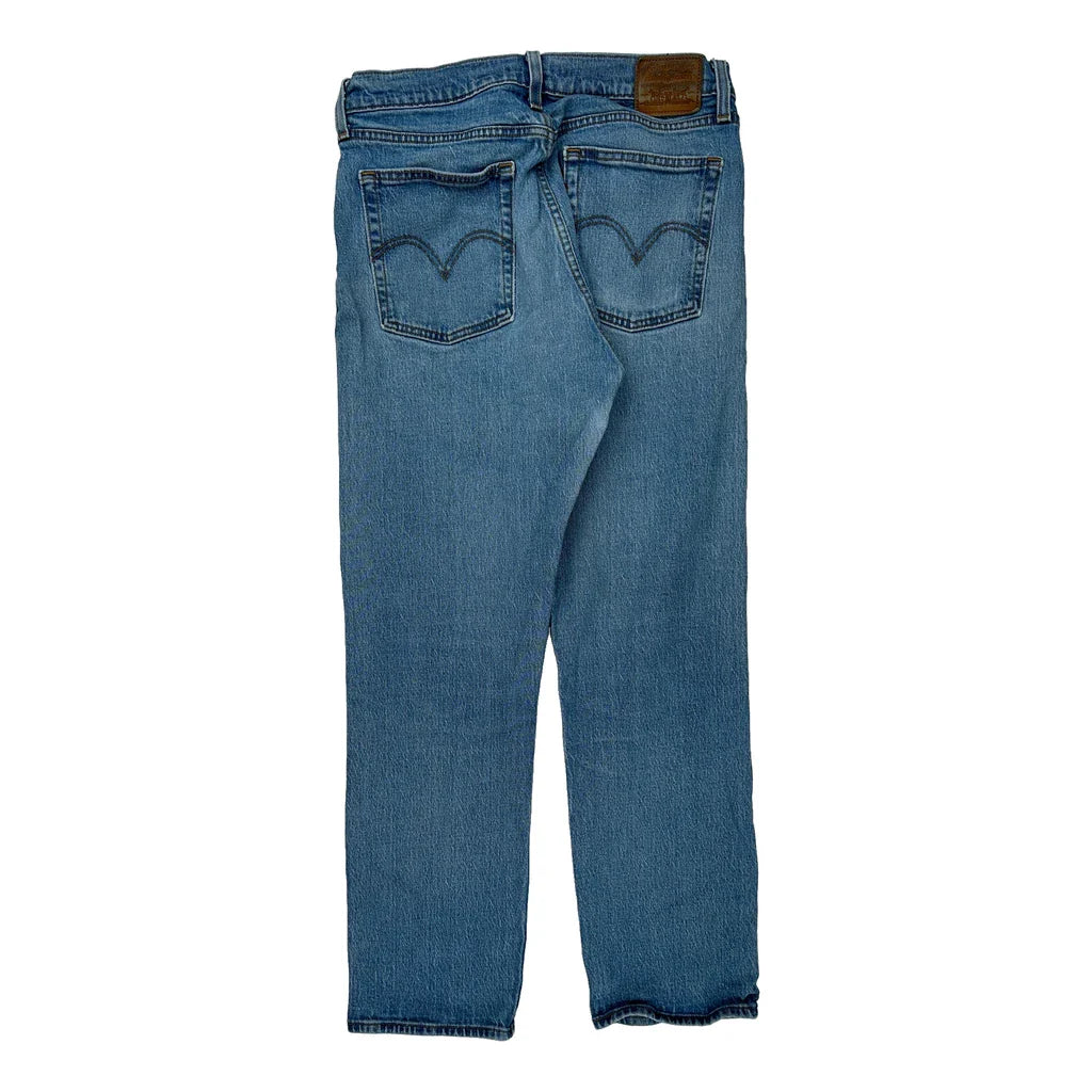Levis Jeans - 30W 30L Blue Denim Refurbished - Thrifted (note: this is a term often used to describe second- refurbished available on Cerqular