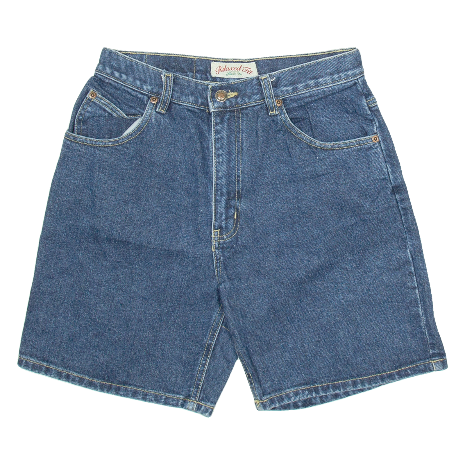 ST JOHN'S BAY Mens Denim Shorts Blue Relaxed M W30 Refurbished - N/A refurbished available on Cerqular