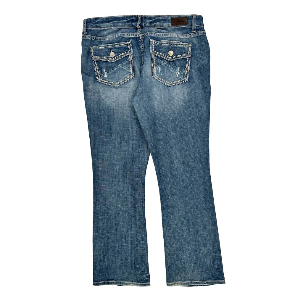 Daytrip Boot Cut Jeans - 36W UK 14 Blue Cotton Blend Refurbished - Thrifted (note: this is a term often used to describe second- refurbished available on Cerqular