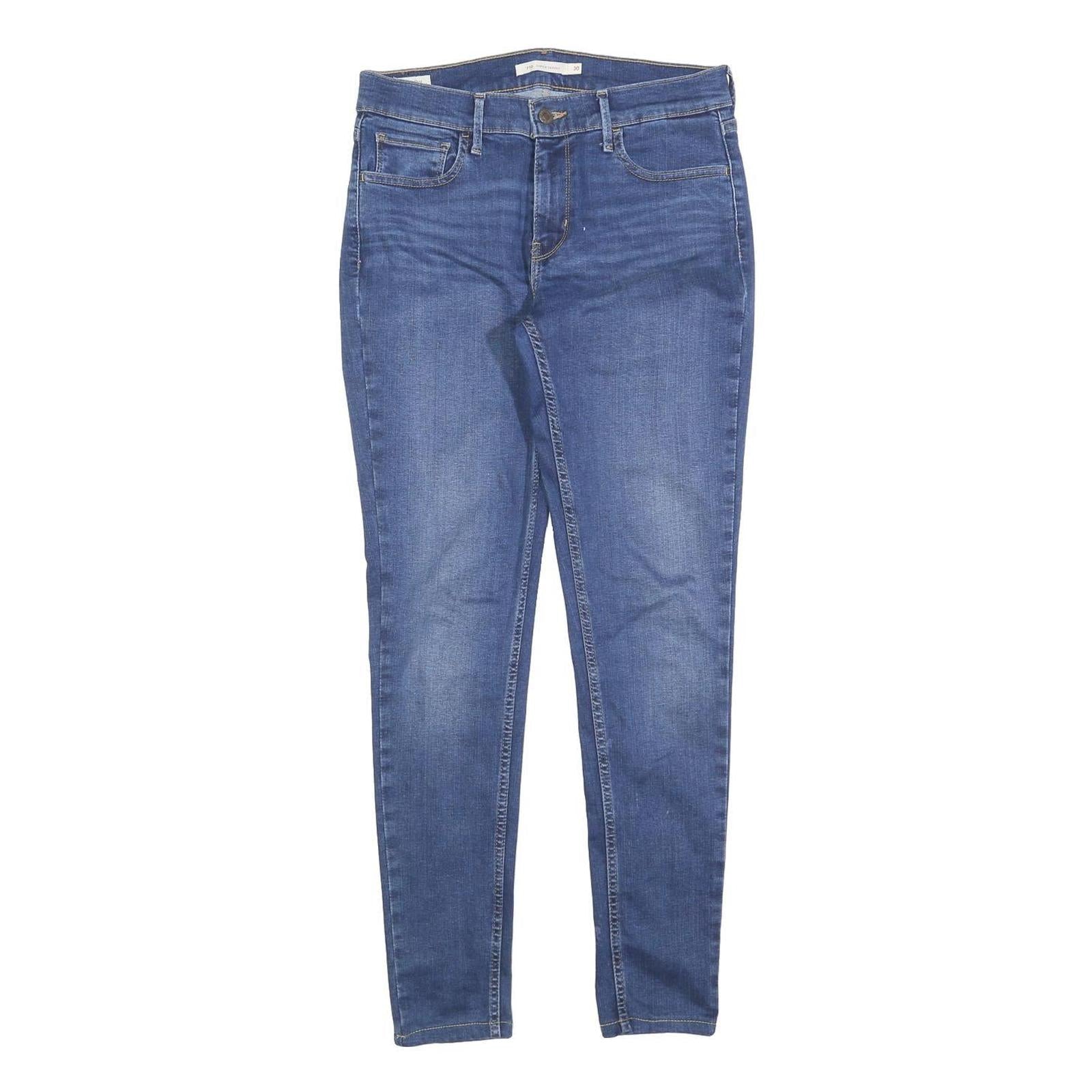 LEVI'S 710 Womens Slim Skinny Denim Medium Wash W30 L29 Cotton Blend Zip Jeans Refurbished - N/A refurbished available on Cerqular