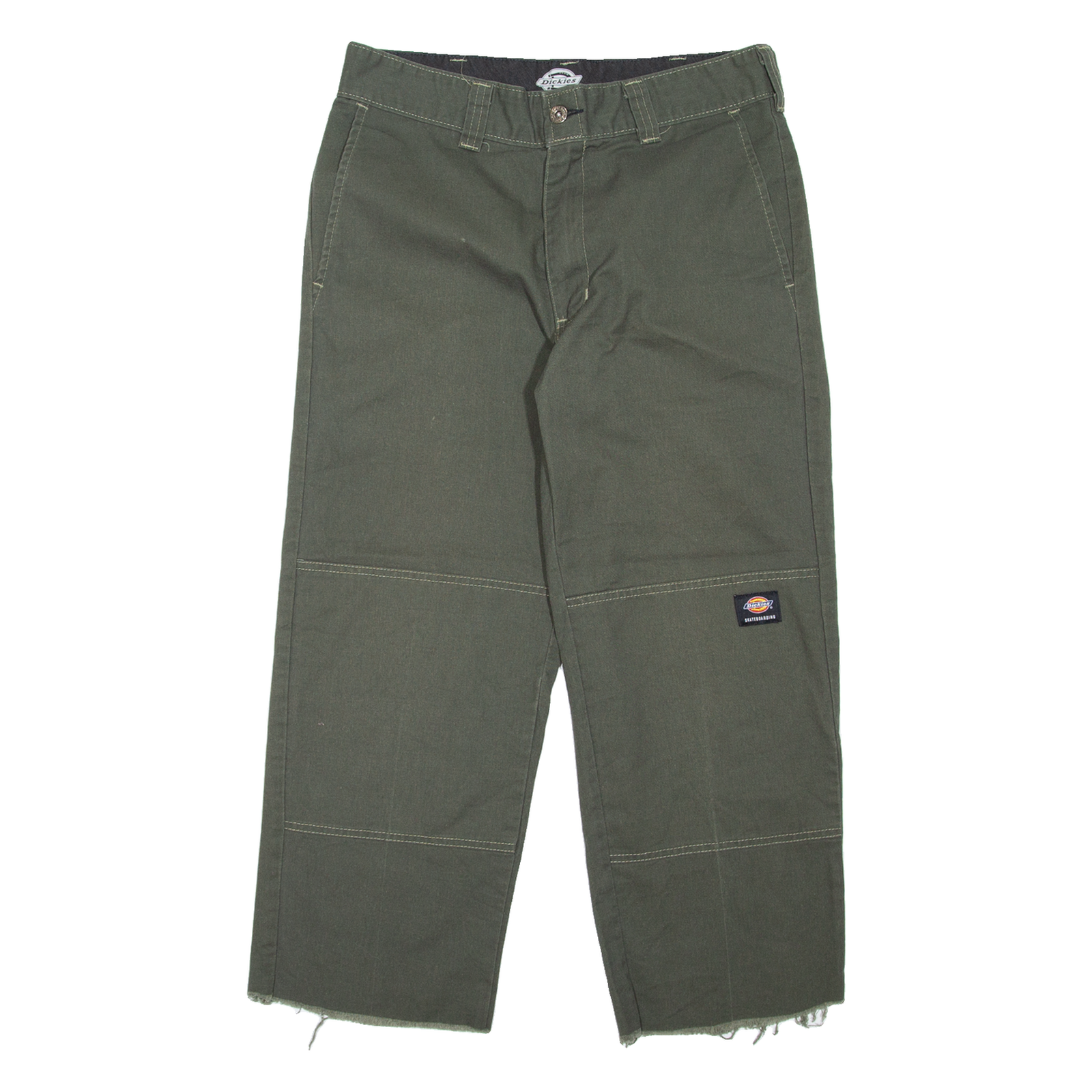 DICKIES Skateboarding Mens Trousers Green Regular Straight W30 L24 Refurbished - N/A refurbished available on Cerqular