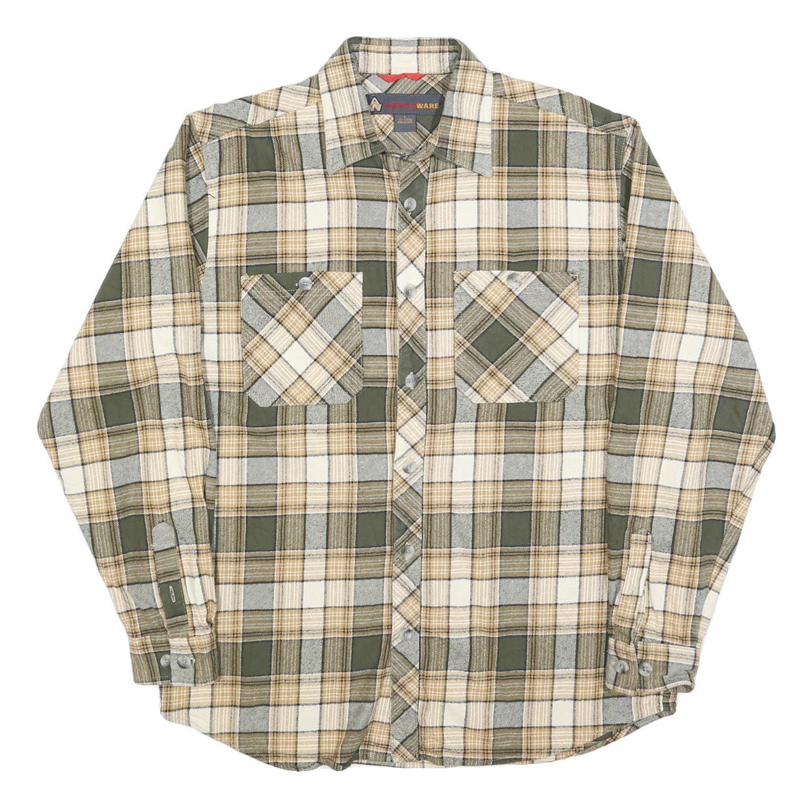 Buy AMERICA WEAR Mens Green & Beige Check Shirt L Cotton Classic Plaid Long Sleeve Refurbished - $19.49 AMERICA WEAR Mens Green & Beige Check Shirt L Cotton Classic Plaid Long Sleeve Refurbished - N/A refurbished available on Cerqular