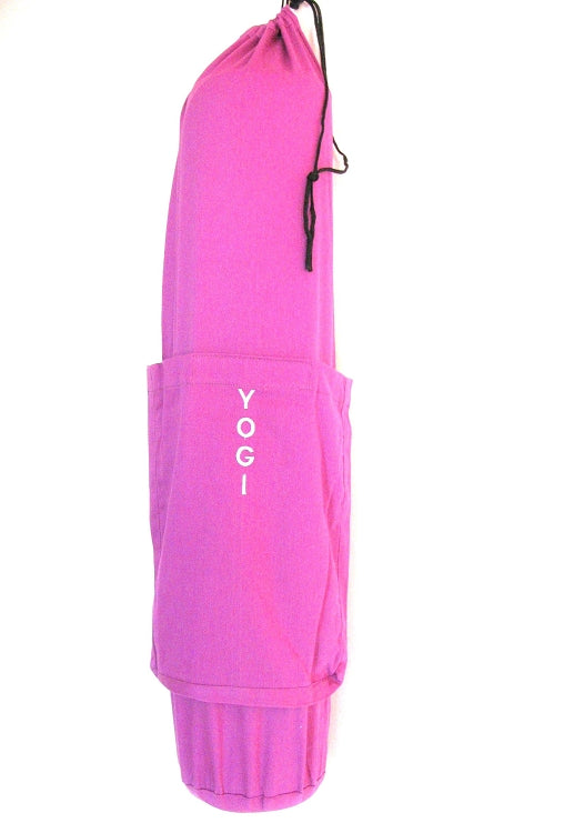 Yoga Bag - OMSutra Slogan Mat Bag | color: Coffee | Slogan: Karma - Duffel Refurbished - N/A refurbished available on Cerqular