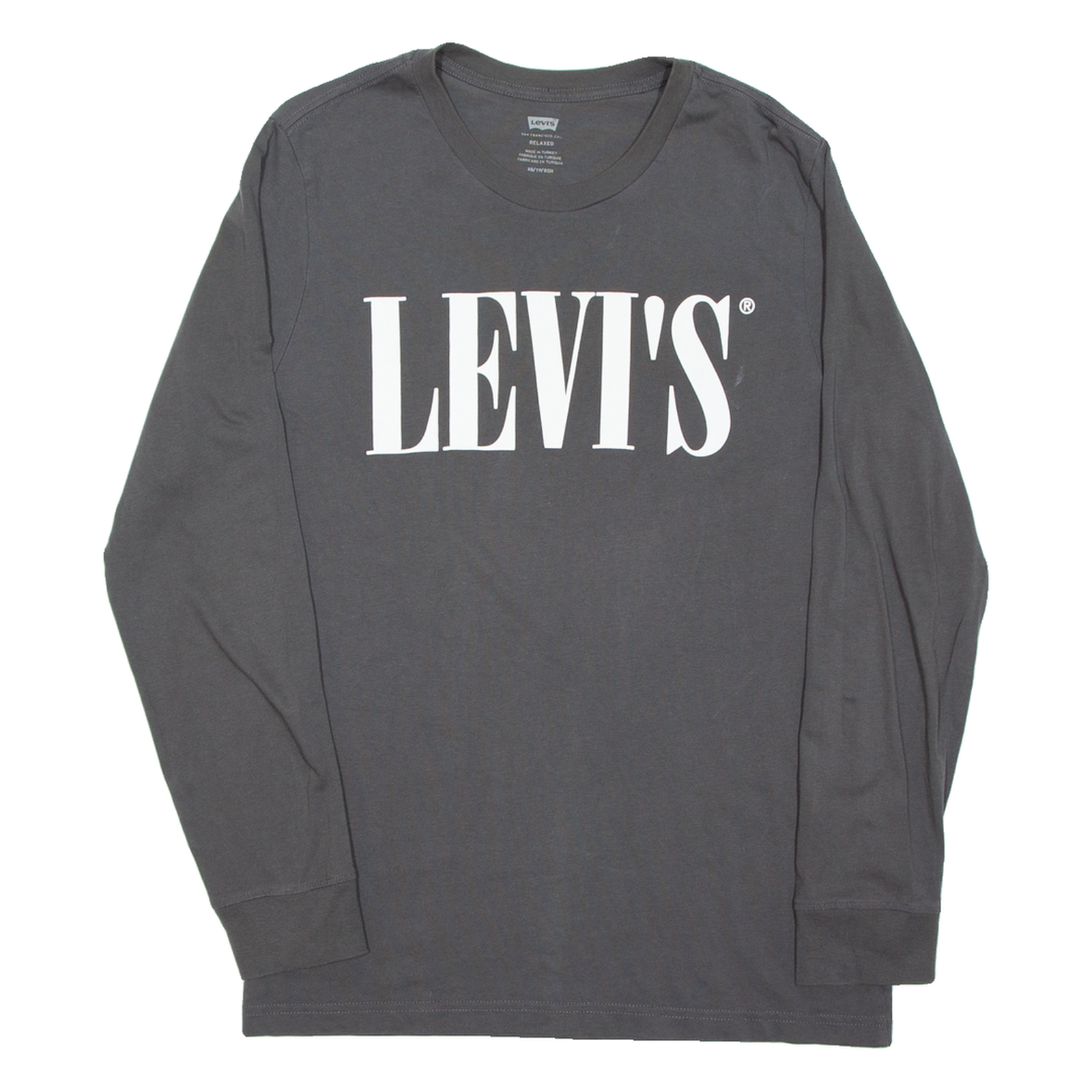 Buy LEVI'S Relaxed Fit Mens T-Shirt Grey Long Sleeve XS Refurbished - $22.09 LEVI'S Relaxed Fit Mens T-Shirt Grey Long Sleeve XS Refurbished - N/A refurbished available on Cerqular