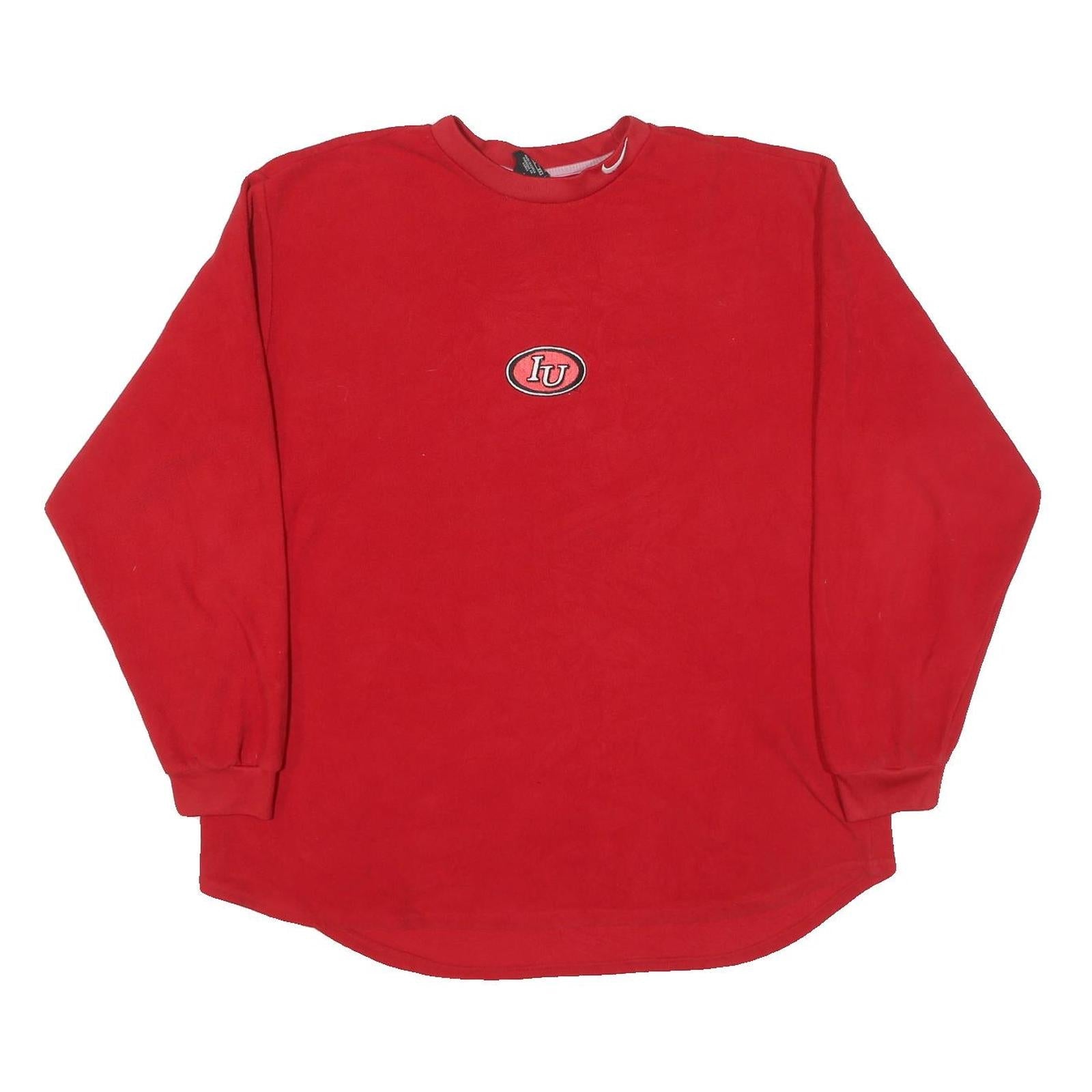 Buy NIKE Mens Red IU Logo Pullover Hoodie XL Polyester Blend Casual Wear Refurbished - $51.99 NIKE Mens Red IU Logo Pullover Hoodie XL Polyester Blend Casual Wear Refurbished - N/A refurbished available on Cerqular