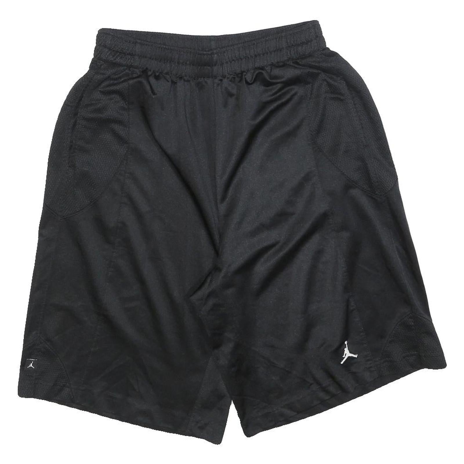 AIR JORDAN Mens Black Casual Shorts L W34 Lightweight Polyester Sportswear Refurbished - N/A refurbished available on Cerqular