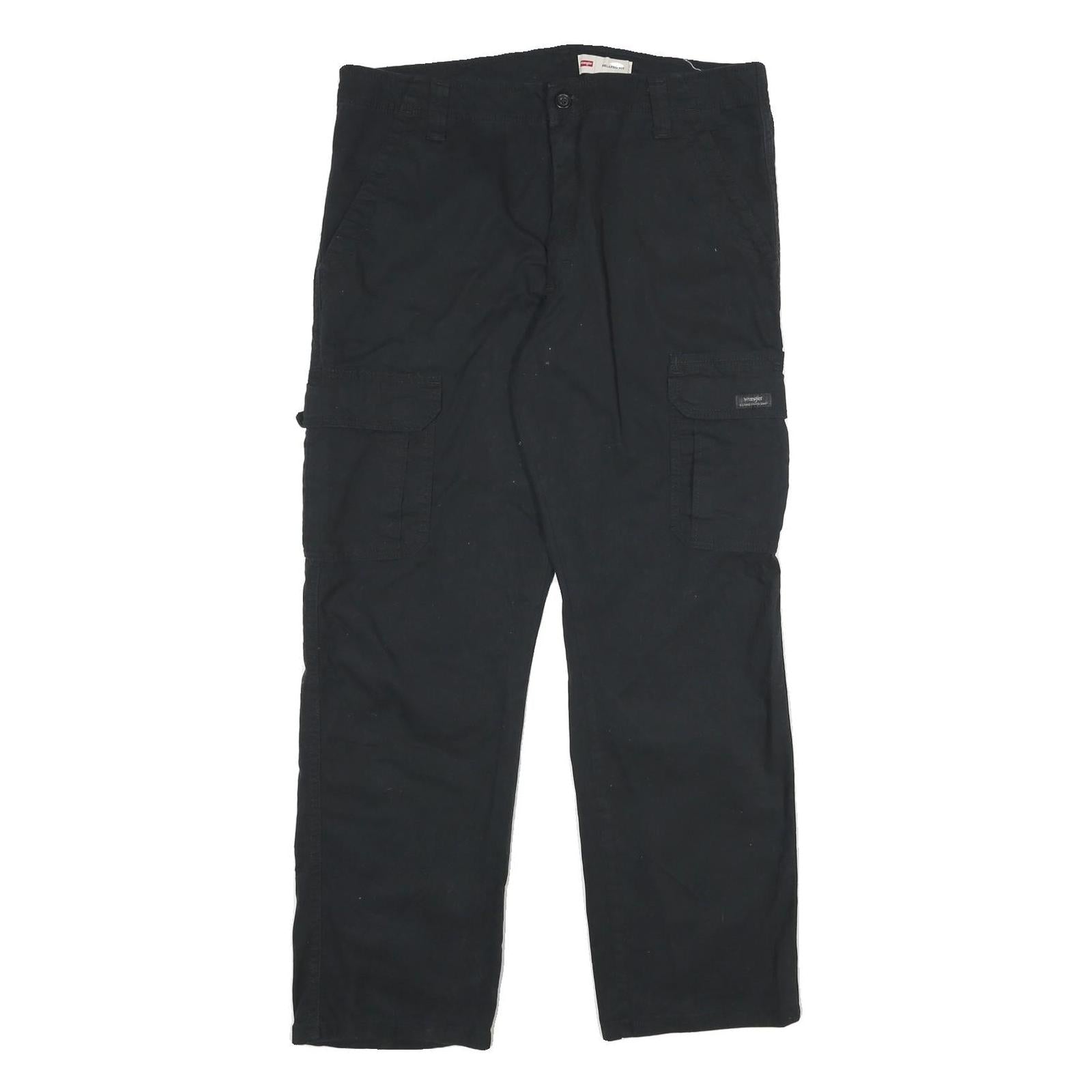 Buy WRANGLER Mens Black Cotton Blend Relaxed Cargo Trousers W36 L30 Workwear Refurbished - $33.79 WRANGLER Mens Black Cotton Blend Relaxed Cargo Trousers W36 L30 Workwear Refurbished - N/A refurbished available on Cerqular
