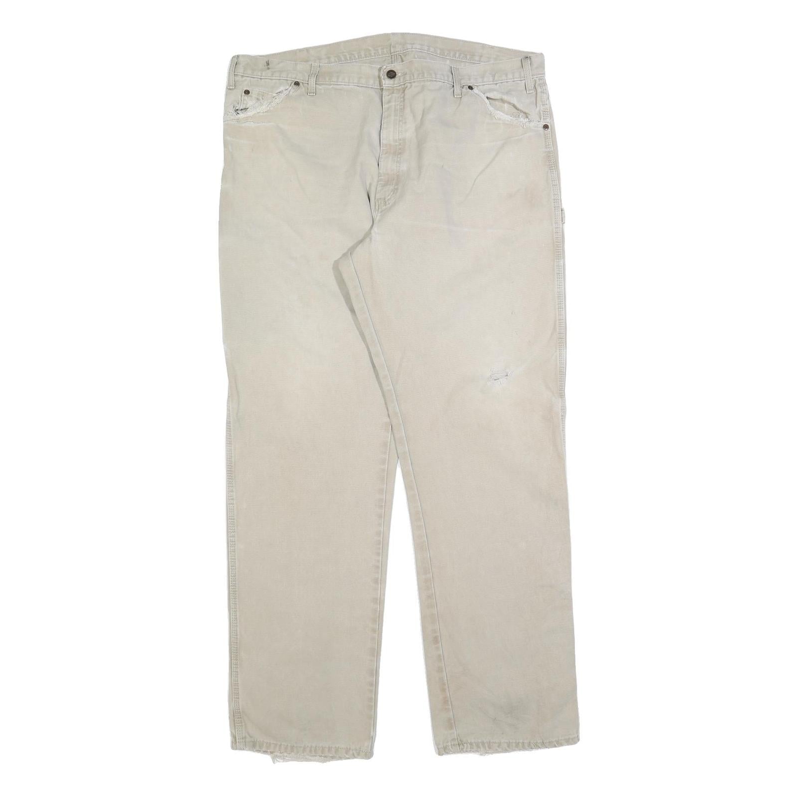 Buy DICKIES Mens Relaxed Beige Cotton Blend Zip Trousers W42 L36 Workwear Casual Refurbished - $31.19 DICKIES Mens Relaxed Beige Cotton Blend Zip Trousers W42 L36 Workwear Casual Refurbished - N/A refurbished available on Cerqular