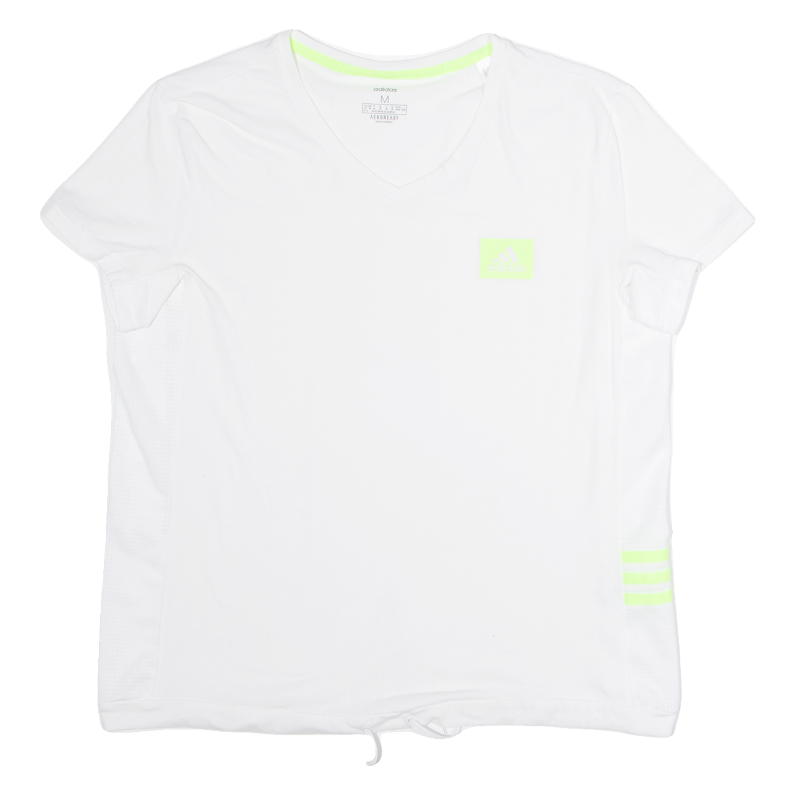Buy ADIDAS Drawstring Mens T-Shirt White V-Neck M Refurbished - $15.59 ADIDAS Drawstring Mens T-Shirt White V-Neck M Refurbished - N/A refurbished available on Cerqular