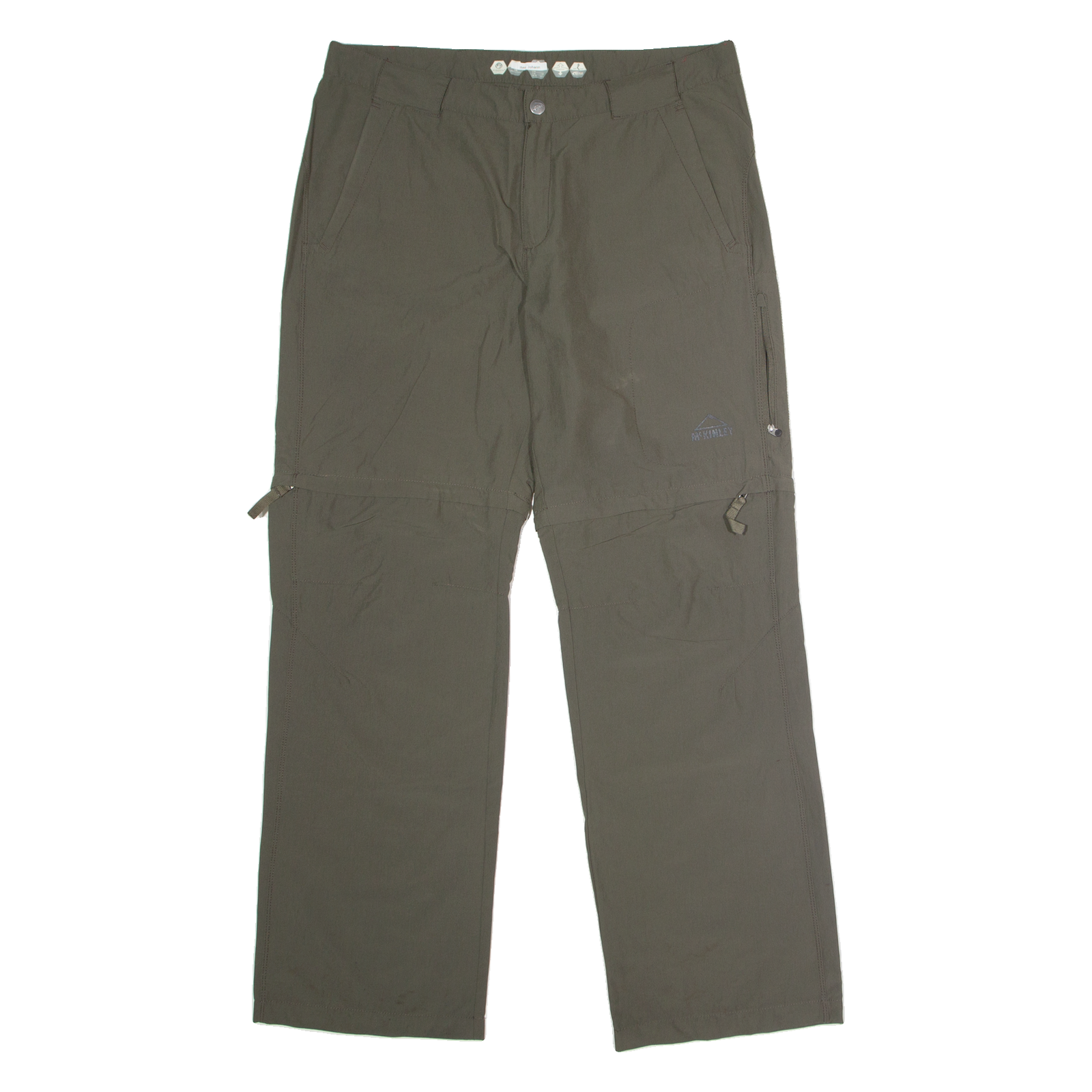 MCKINLEY Outdoor Mens Trousers Green Regular Straight W36 L32 Refurbished - N/A refurbished available on Cerqular