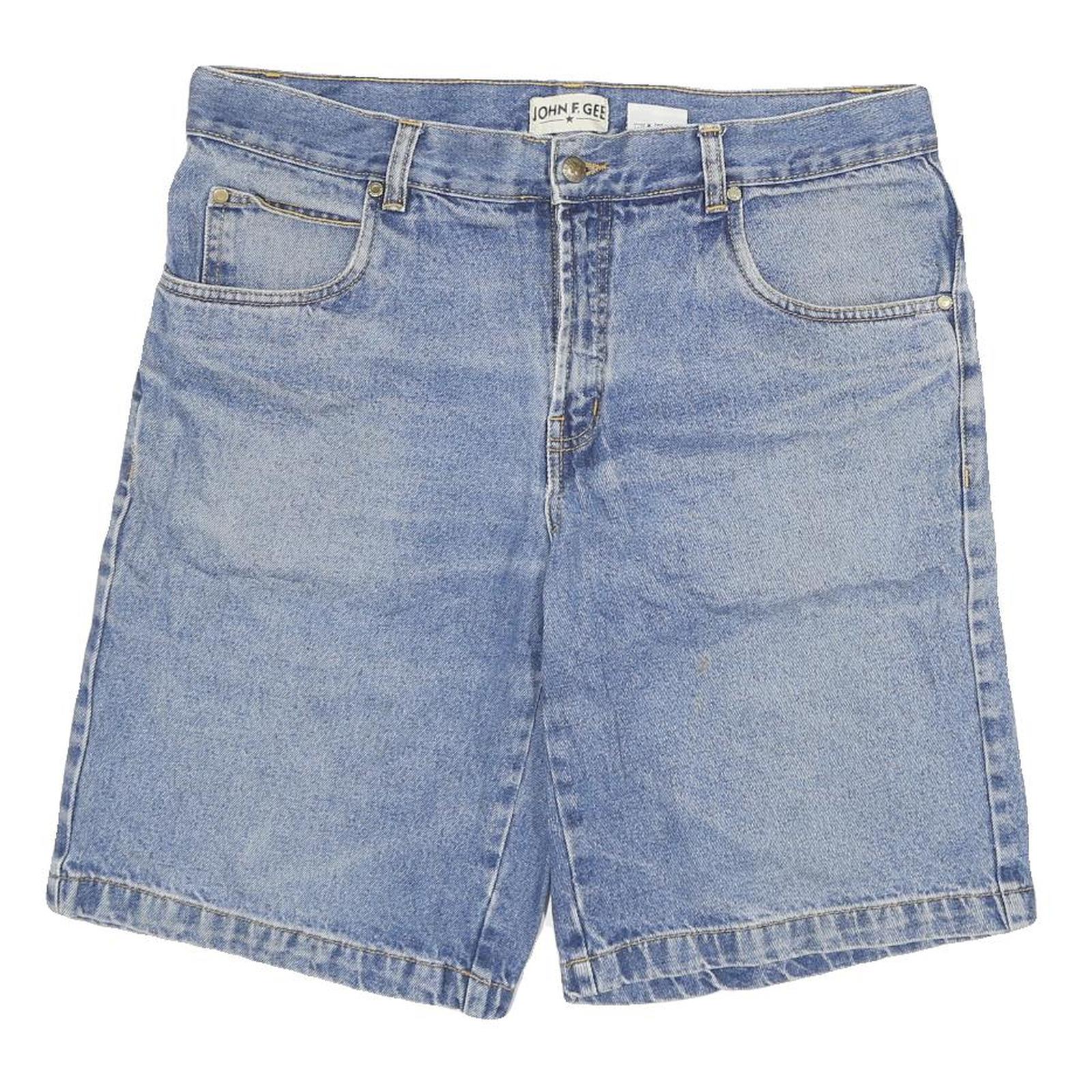 Buy JOHN GEE Mens Shorts Blue Denim Casual 2XL W36 Cotton Blend Relaxed Fit Refurbished - $15.59 JOHN GEE Mens Shorts Blue Denim Casual 2XL W36 Cotton Blend Relaxed Fit Refurbished - N/A refurbished available on Cerqular