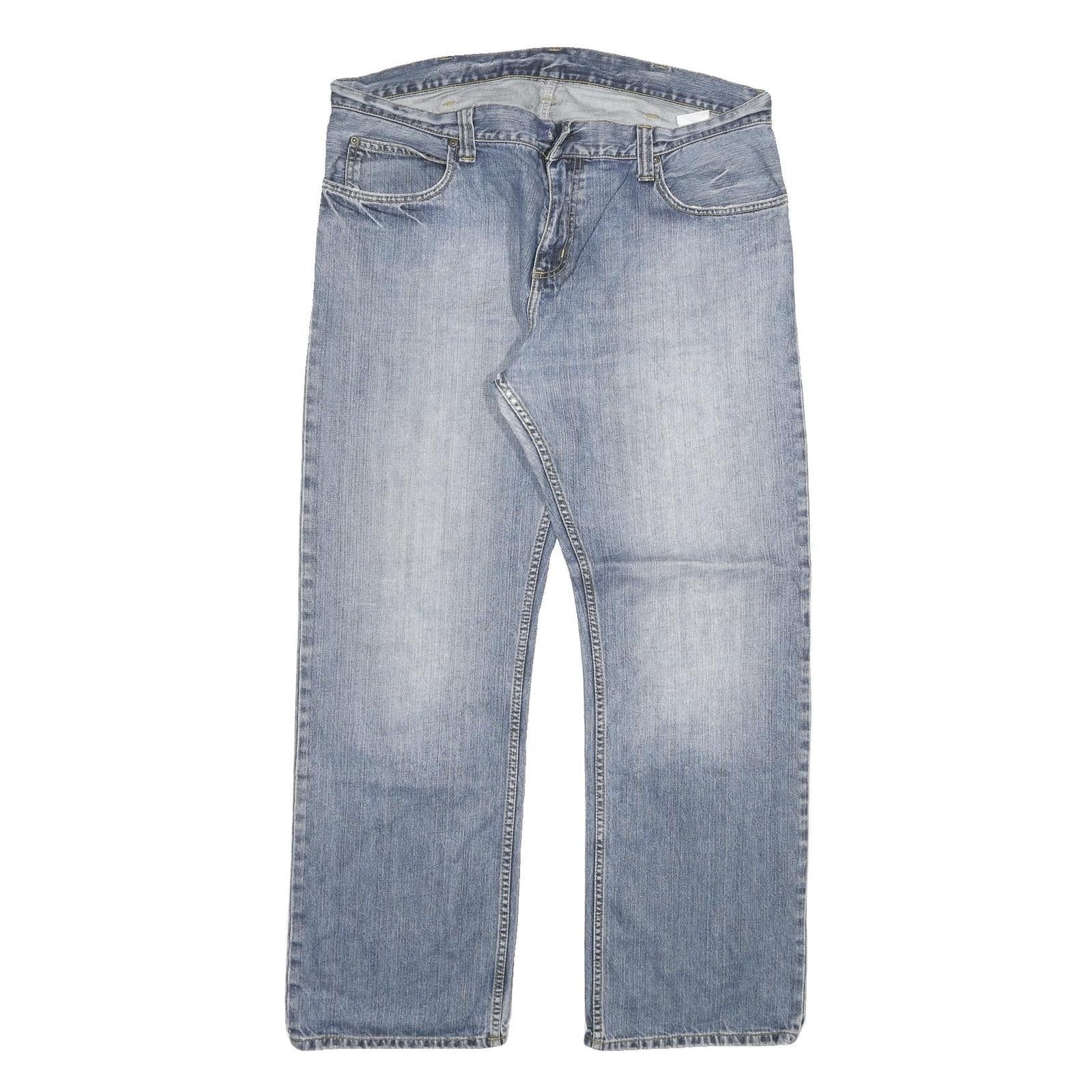 CARHARTT Mens Jeans Blue Regular Straight Denim Rinse W38 L30 Casual Workwear Refurbished - N/A refurbished available on Cerqular