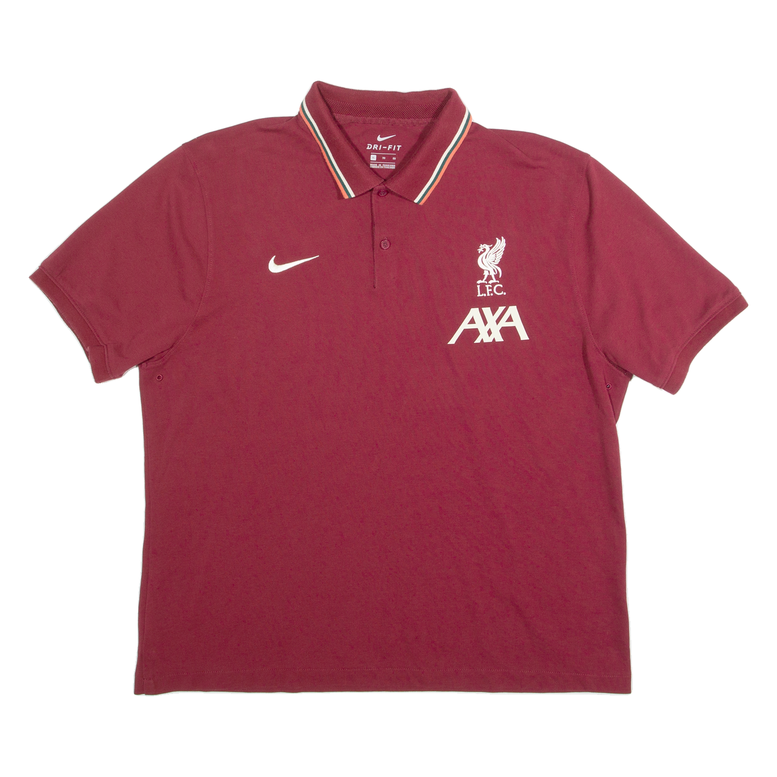 NIKE DRI-FIT Mens Polo Shirt Maroon XL Refurbished - N/A refurbished available on Cerqular