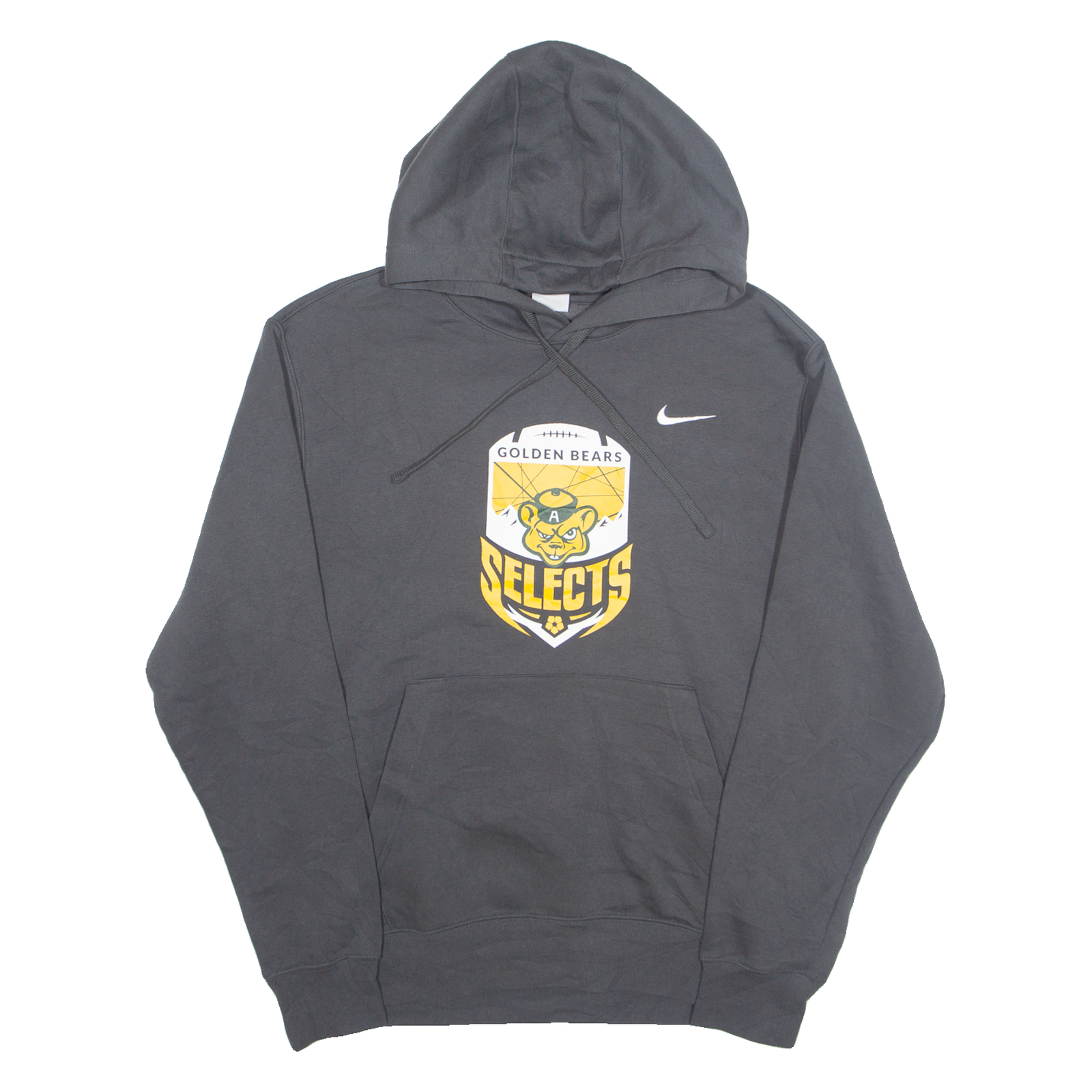 NIKE Golden Bears Selects Mens Grey Hoodie USA M Refurbished - N/A refurbished available on Cerqular