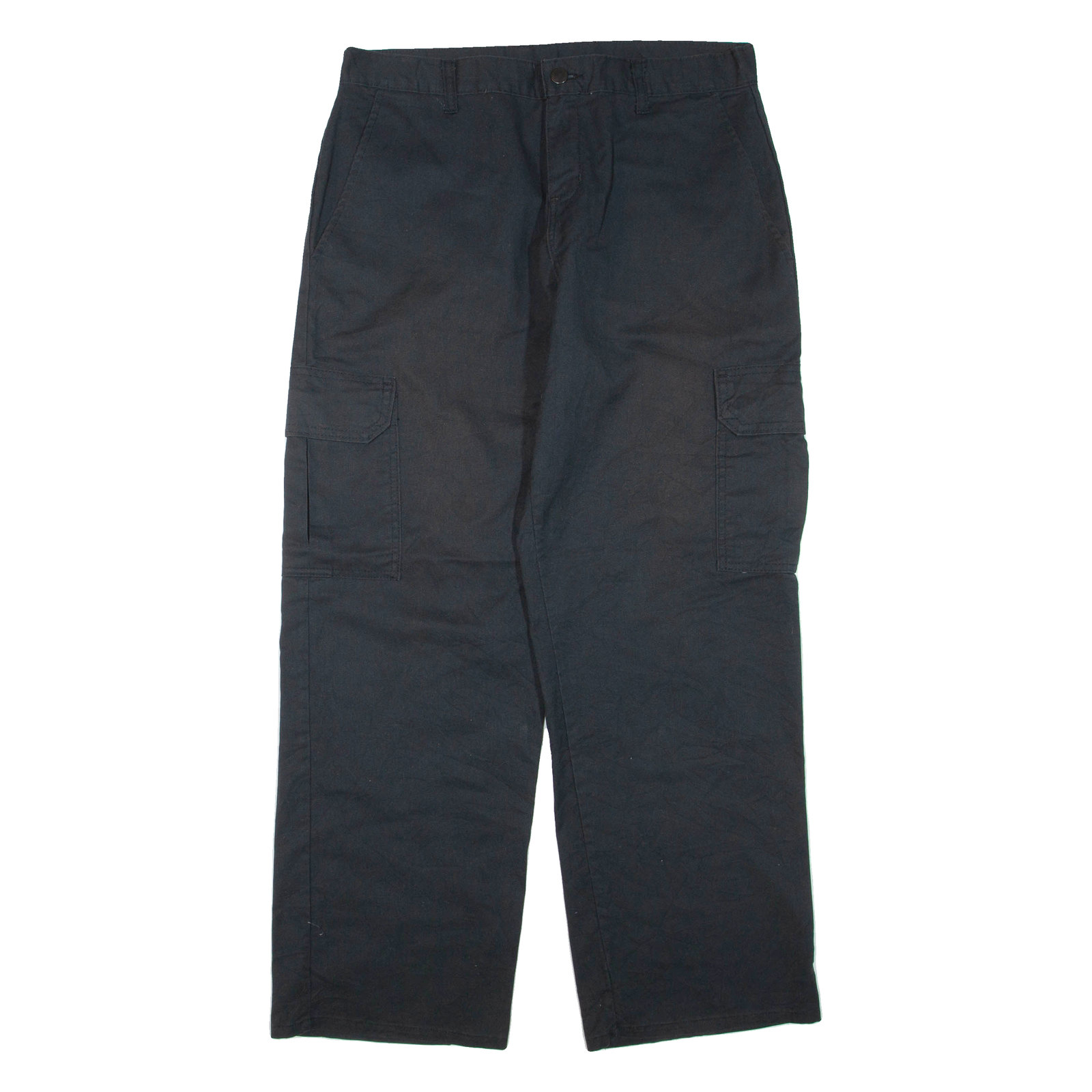 DICKIES Mens Trousers Black Regular Straight W32 L30 Refurbished - N/A refurbished available on Cerqular