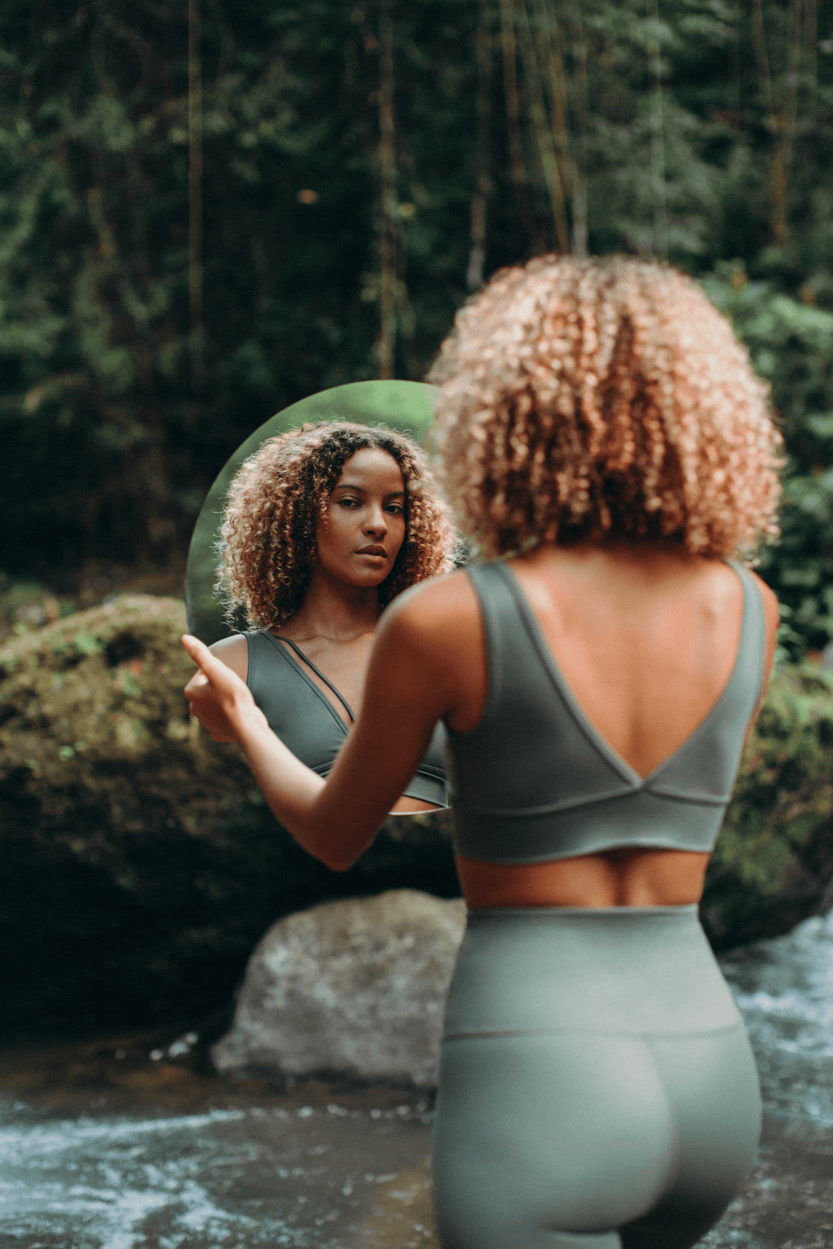 SPIRITUAL WARRIOR LEGGINGS - COLORS | Color: SAGE | Size: L Refurbished - Inhala Soulwear refurbished available on Cerqular
