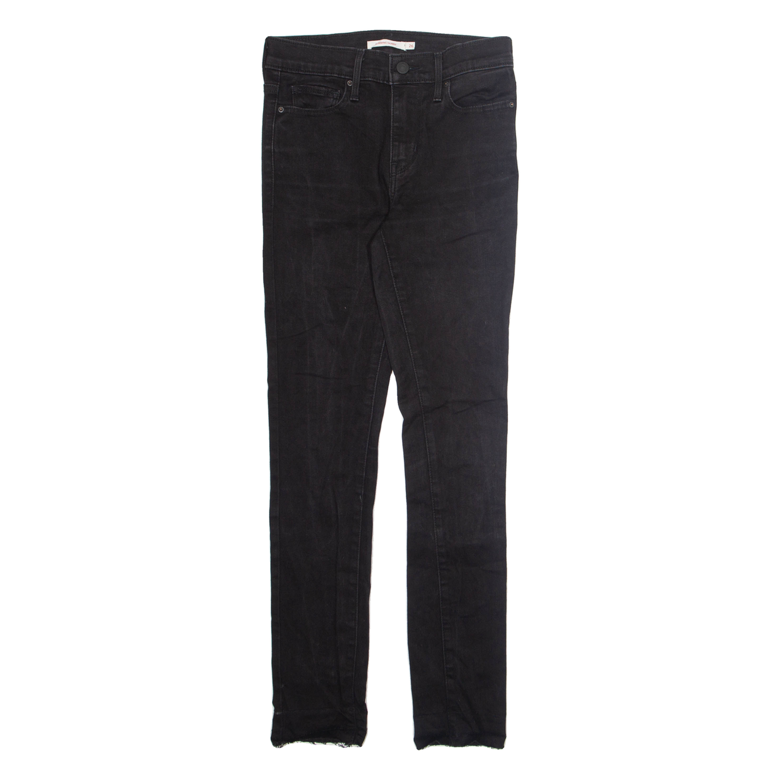 LEVI'S Womens Jeans Black Slim Skinny W26 L29 Refurbished - N/A refurbished available on Cerqular