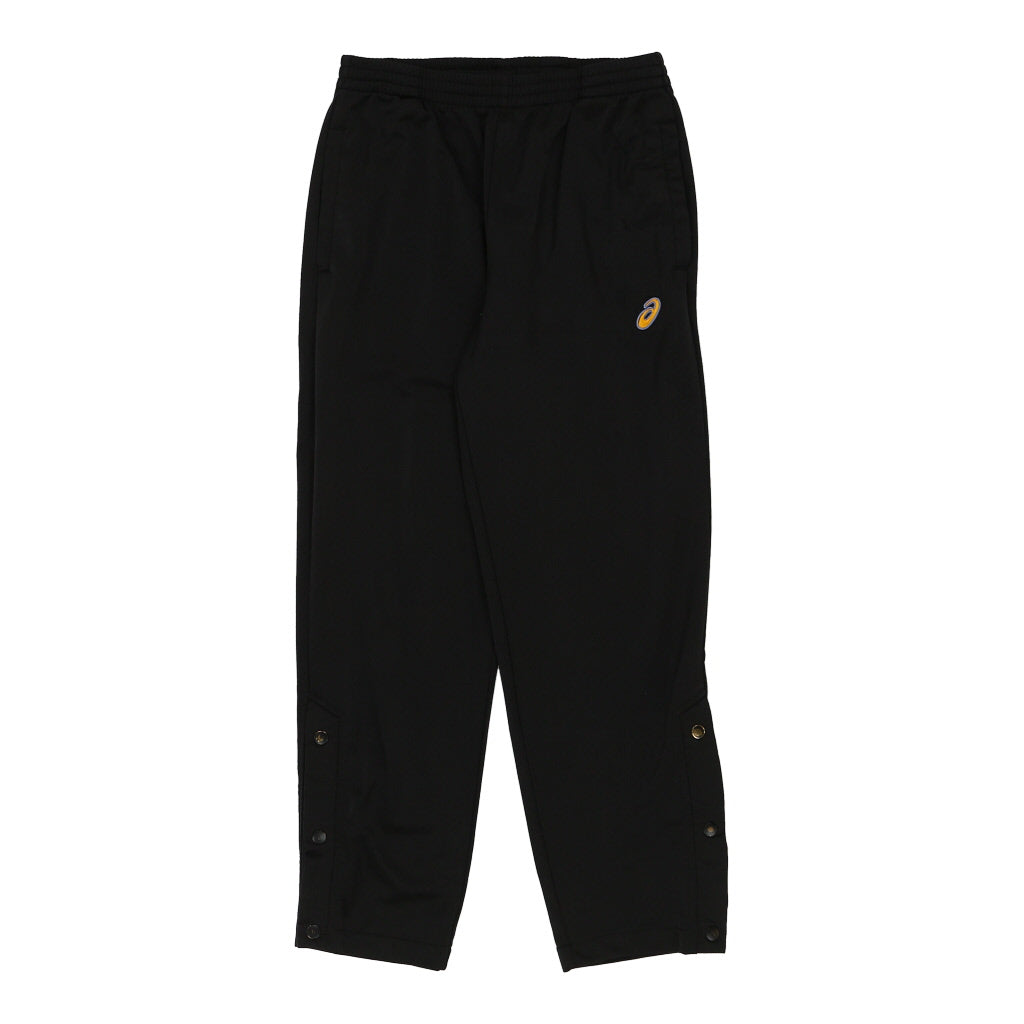 Asics Tracksuit - Small Black Polyester Refurbished - Thrifted (note: this is a term often used to describe second- refurbished available on Cerqular