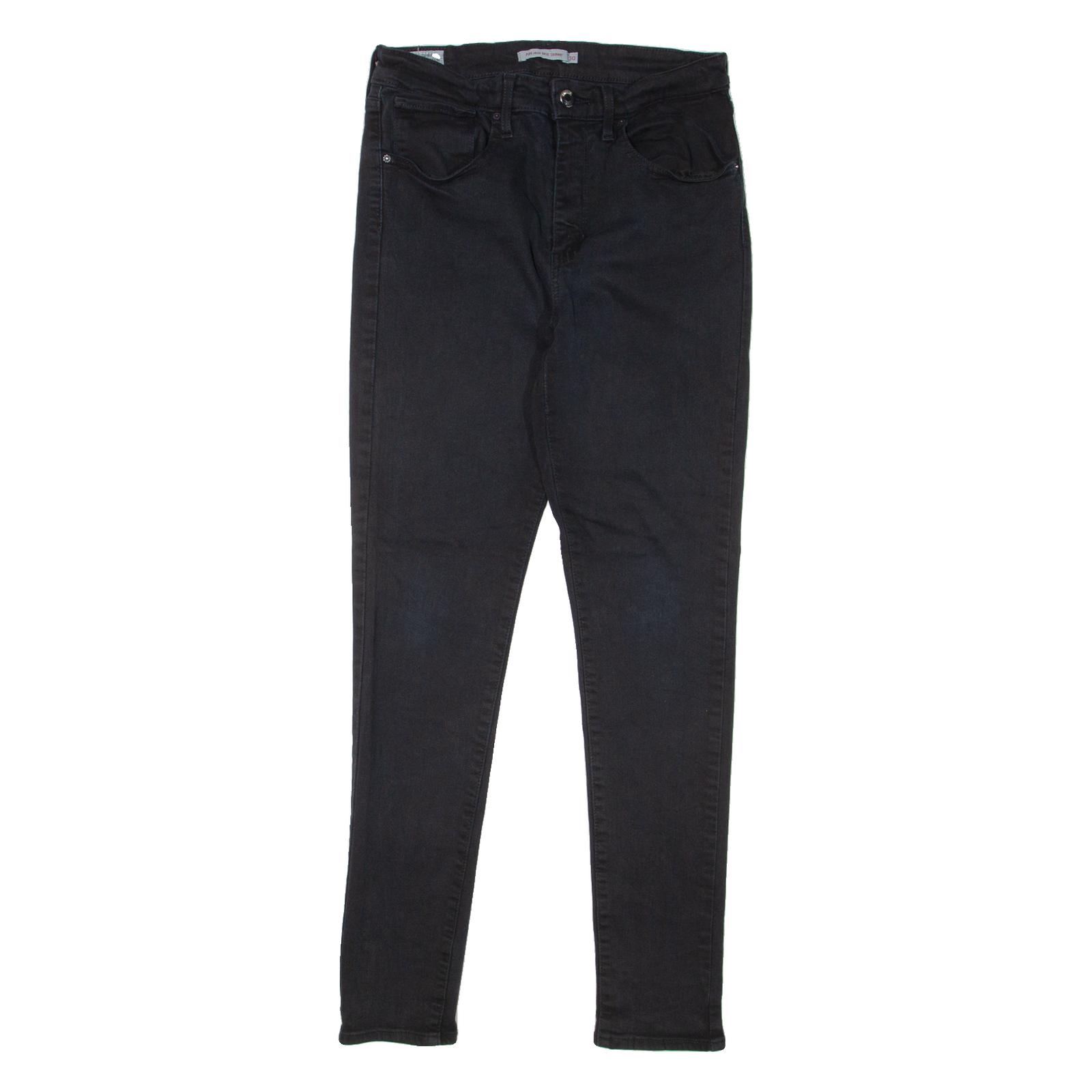 LEVI'S 721 HIgh Rise BIG E Womens Jeans Black Slim Skinny W27 L30 Refurbished - N/A refurbished available on Cerqular