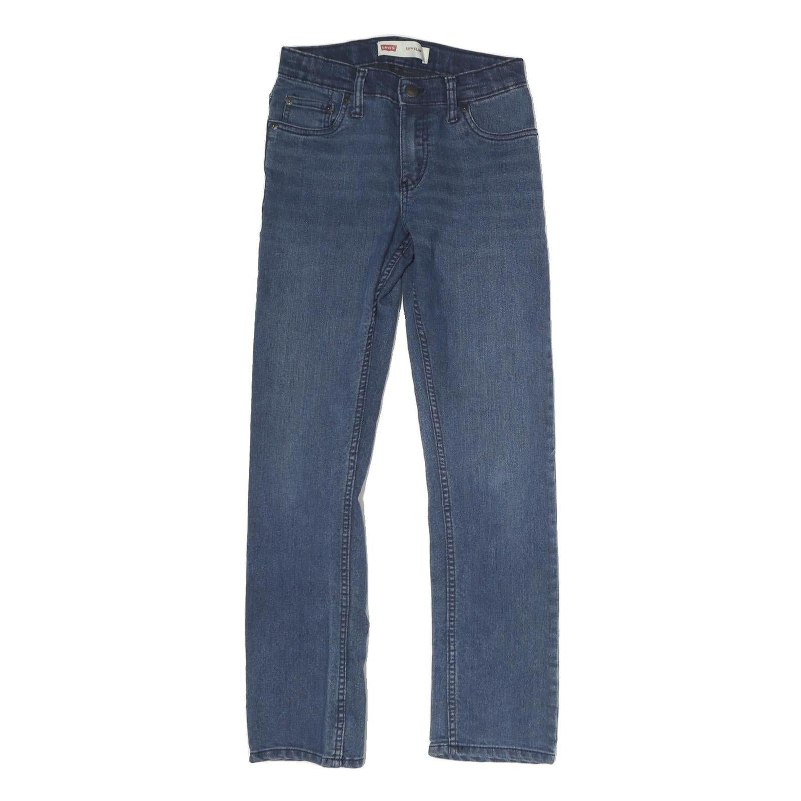LEVI'S 511 Mens Jeans Blue Slim Skinny Denim Medium W27 L27 Zip Closure Refurbished - N/A refurbished available on Cerqular
