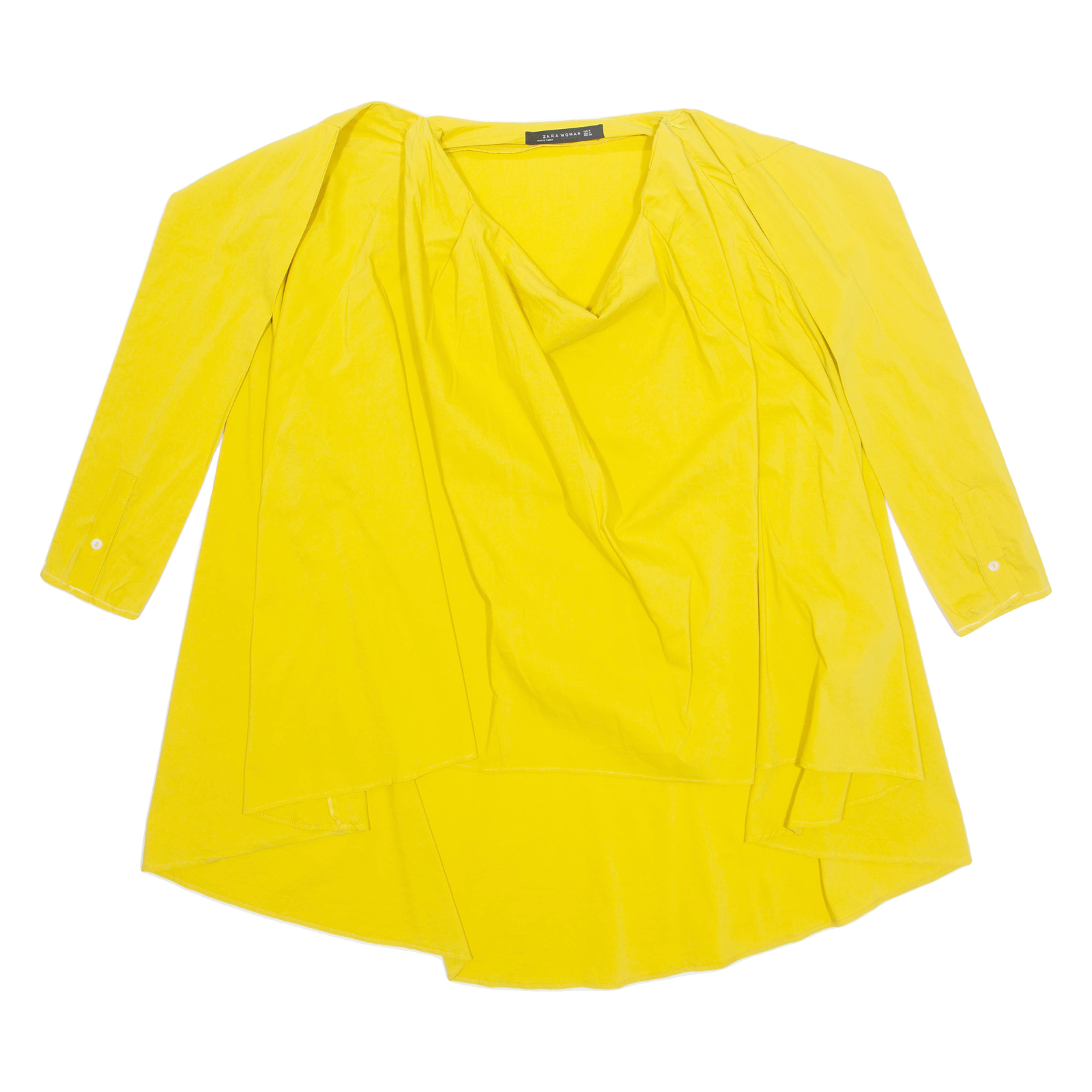 Buy ZARA Womens Oversized Blouse Yellow Long Sleeve M Refurbished - $16.89 ZARA Womens Oversized Blouse Yellow Long Sleeve M Refurbished - N/A refurbished available on Cerqular
