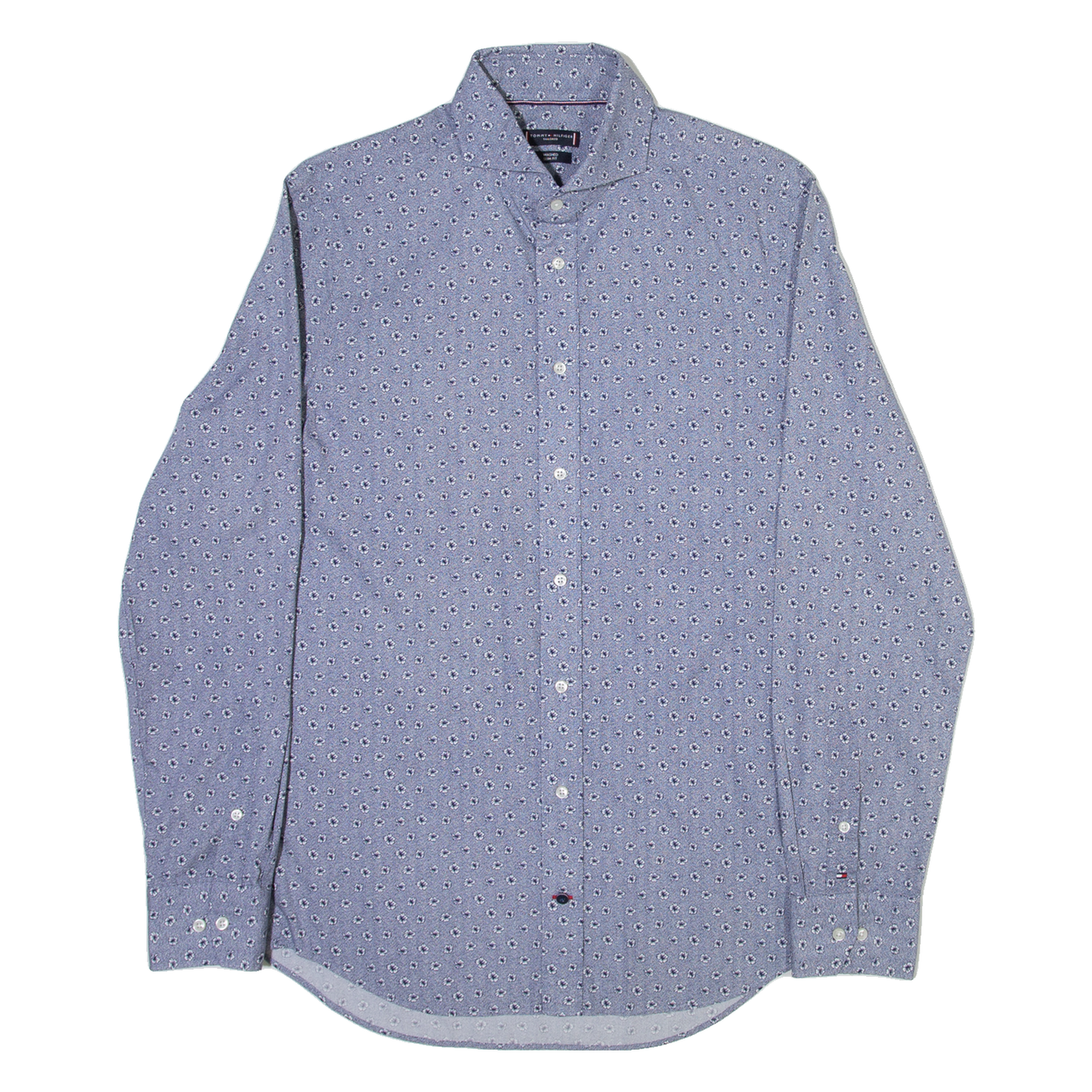TOMMY BAHAMA Slim Fit Mens Shirt Grey Floral Long Sleeve M Refurbished - N/A refurbished available on Cerqular