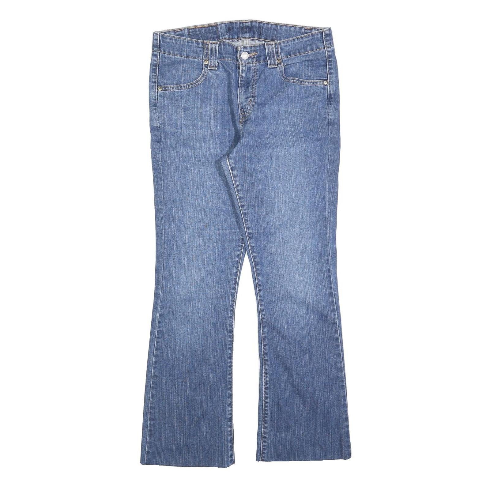 LEVI'S 525 Womens Jeans Blue Regular Flared Denim Medium W30 L27 Zip Cotton Refurbished - N/A refurbished available on Cerqular
