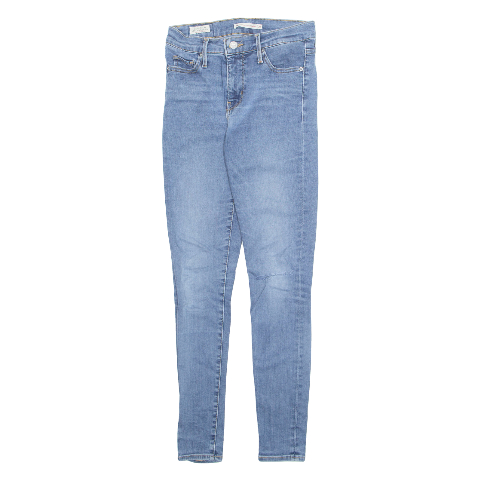 LEVI'S Big E 310 Womens Jeans Black Regular Skinny Stone Wash W26 L30 Refurbished - N/A refurbished available on Cerqular