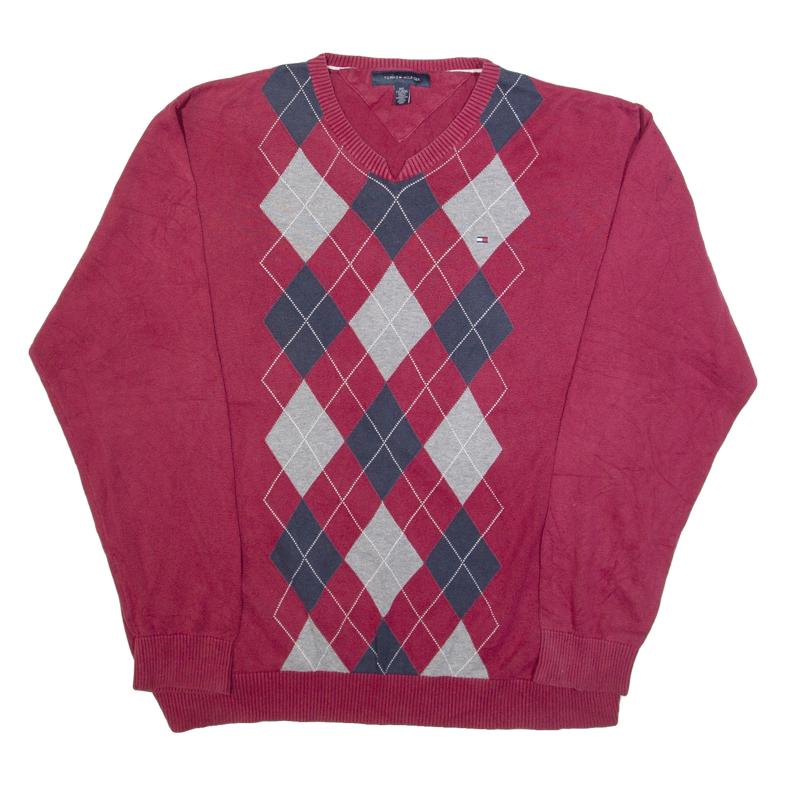 Buy TOMMY HILFIGER Mens Jumper Red Diamond Tight Knit 2XL Refurbished - $36.39 TOMMY HILFIGER Mens Jumper Red Diamond Tight Knit 2XL Refurbished - N/A refurbished available on Cerqular