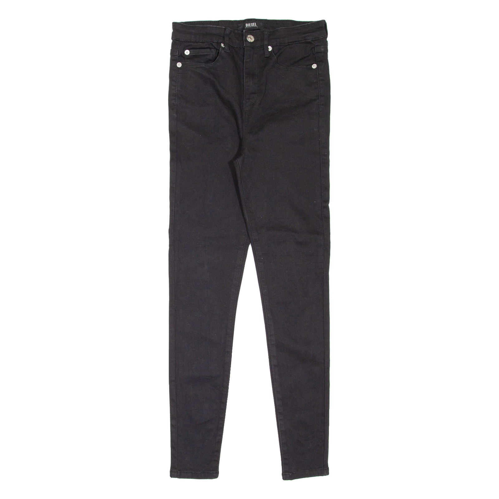 DIESEL High Rise Womens Jeans Black Slim Skinny W26 L27 Refurbished - N/A refurbished available on Cerqular