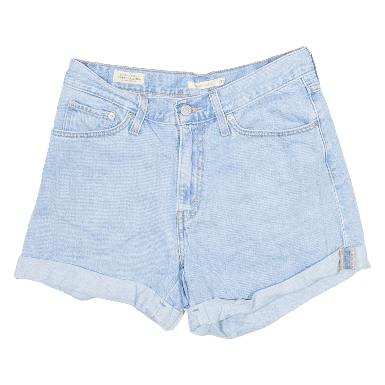 LEVI'S Big E Womens Denim Shorts Blue 90s S W28 Refurbished - N/A refurbished available on Cerqular