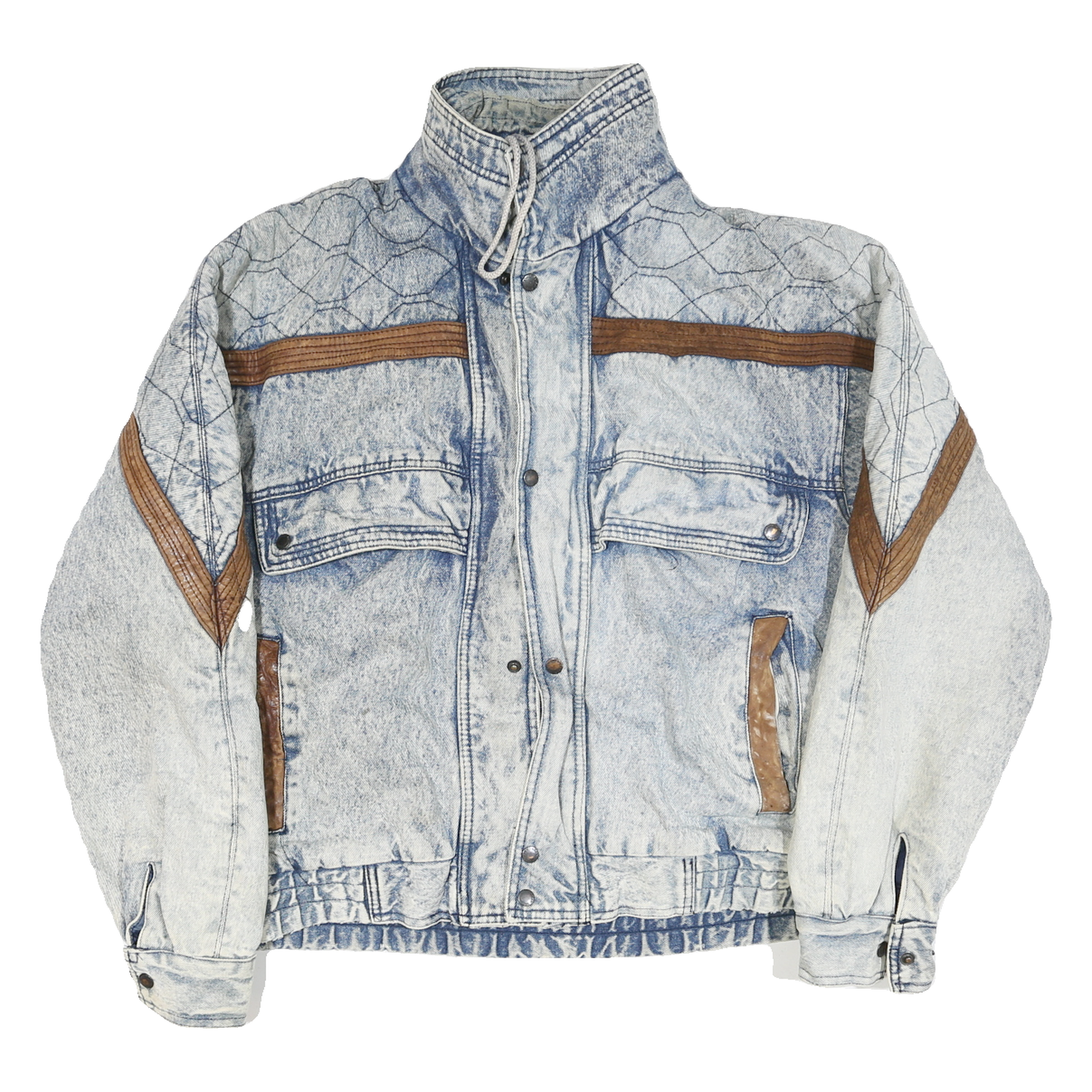 URBAN EQUIPMENT Mens Blue Denim Style Jacket L Cotton Blend Zip Patterned Refurbished - N/A refurbished available on Cerqular