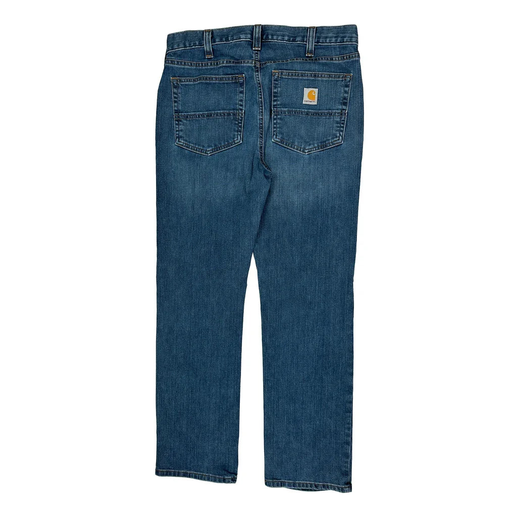 Carhartt Jeans - 32W 30L Blue Cotton Refurbished - Thrifted (note: this is a term often used to describe second- refurbished available on Cerqular