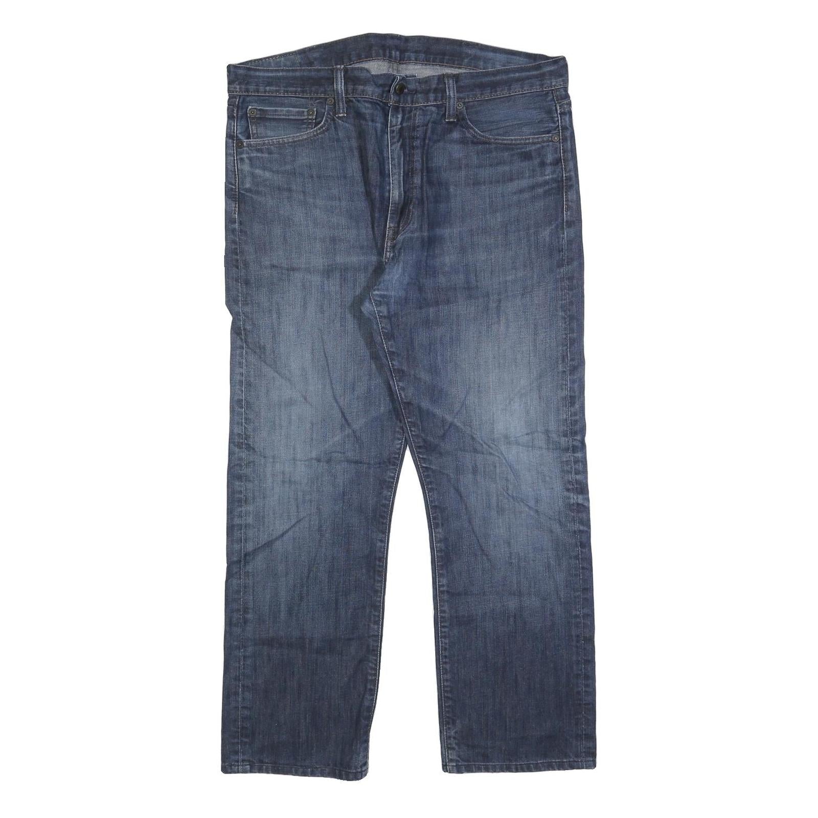 LEVI'S 513 Mens Jeans Blue Regular Straight Denim Medium W38 L27 Zip Closure Refurbished - N/A refurbished available on Cerqular
