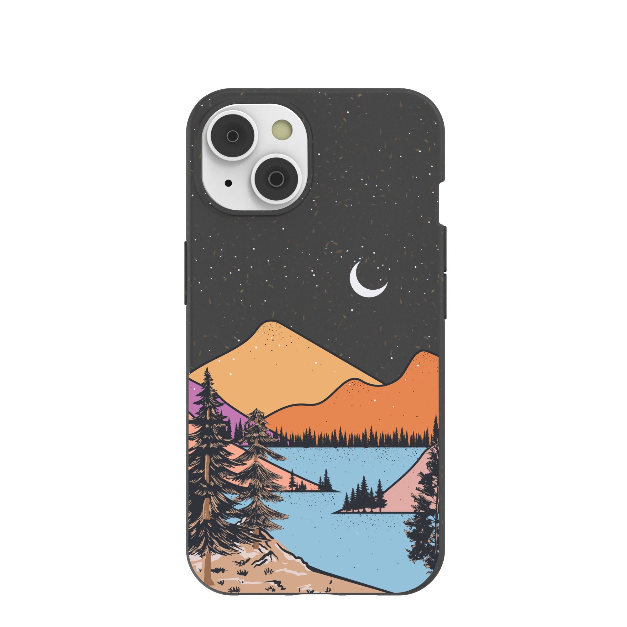 Black Night Trails iPhone 14/16e Case Refurbished - Pela Case refurbished available on Cerqular