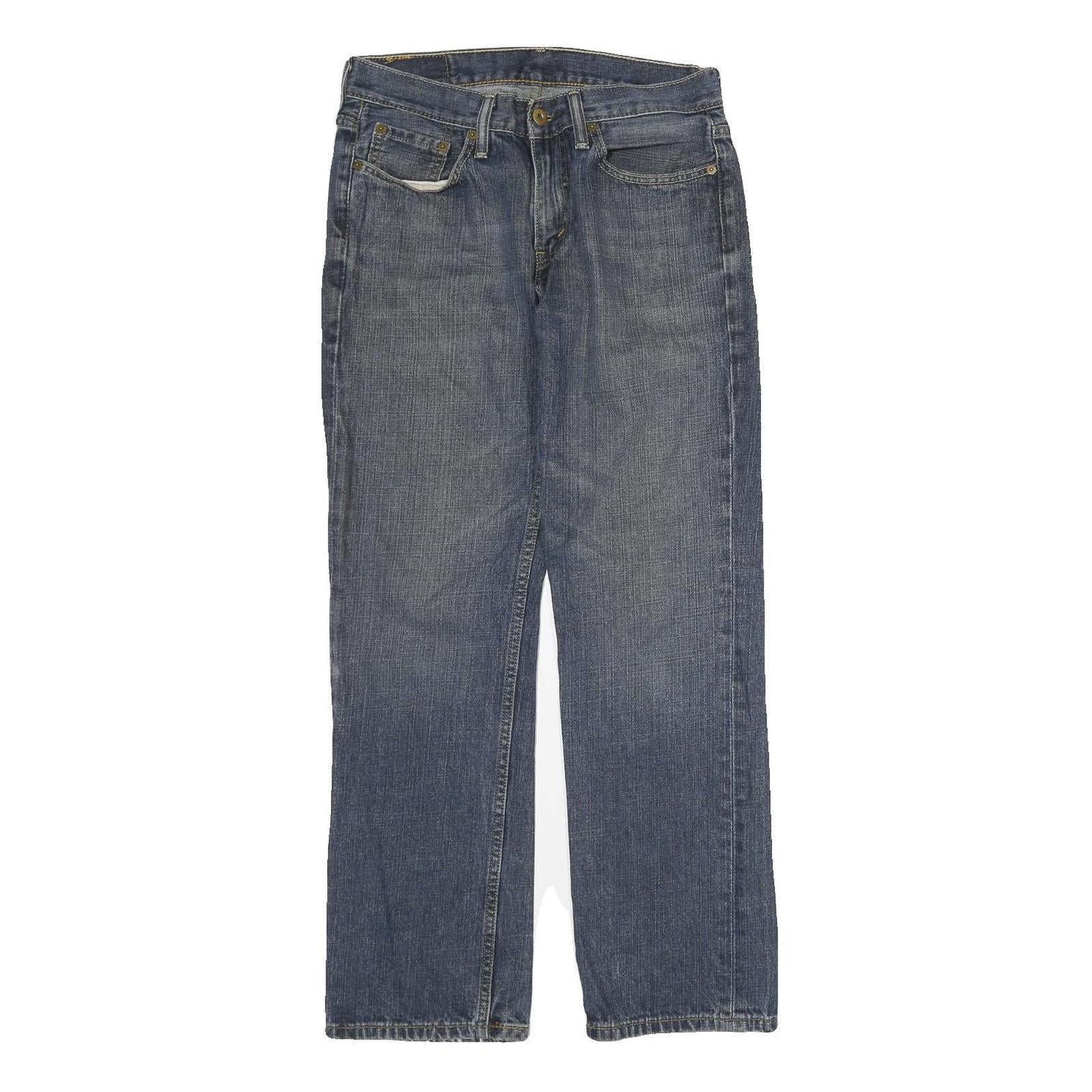 LEVI'S Mens Jeans Blue Regular Straight Denim Medium W30 L30 Classic Cotton Zip Refurbished - N/A refurbished available on Cerqular