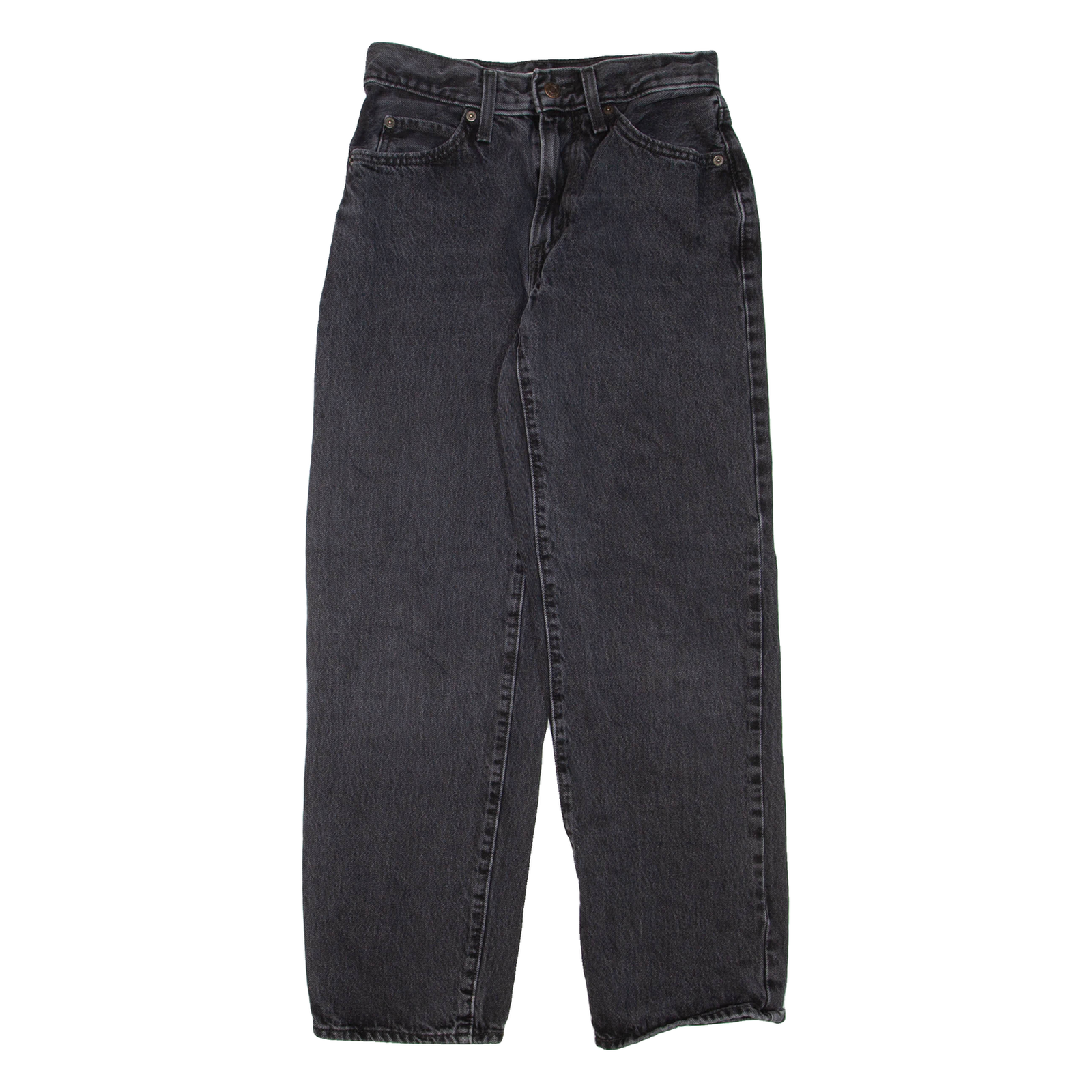 LEVI'S Womens Jeans Grey Loose Straight 90s W25 L28 Refurbished - N/A refurbished available on Cerqular