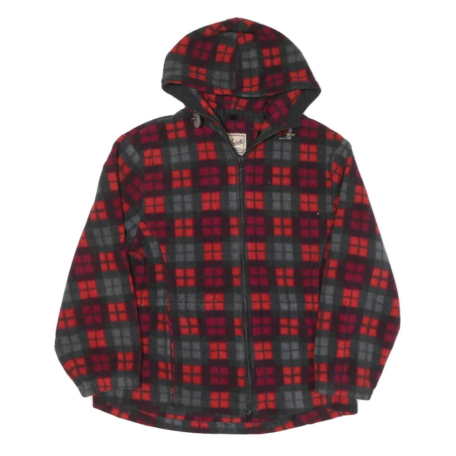 Buy WOOLRICH Womens Red & Grey Check Hooded Zip Jacket S Polyester Blend Casual Refurbished - $70.19 WOOLRICH Womens Red & Grey Check Hooded Zip Jacket S Polyester Blend Casual Refurbished - N/A refurbished available on Cerqular